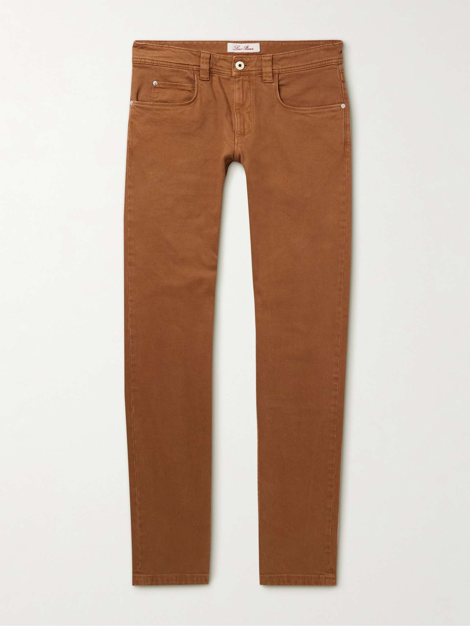 Straight-Leg Garment-Dyed Jeans - 1
