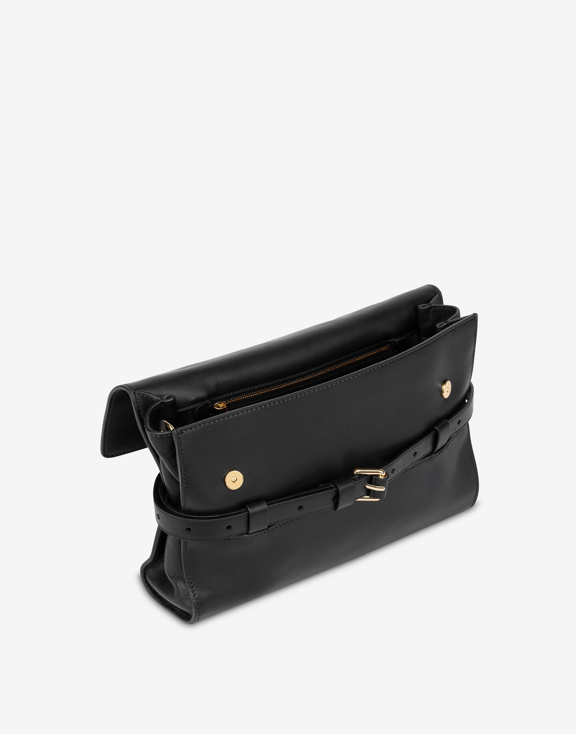 MOSCHINO TIE ME NAPPA CLUTCH - 2