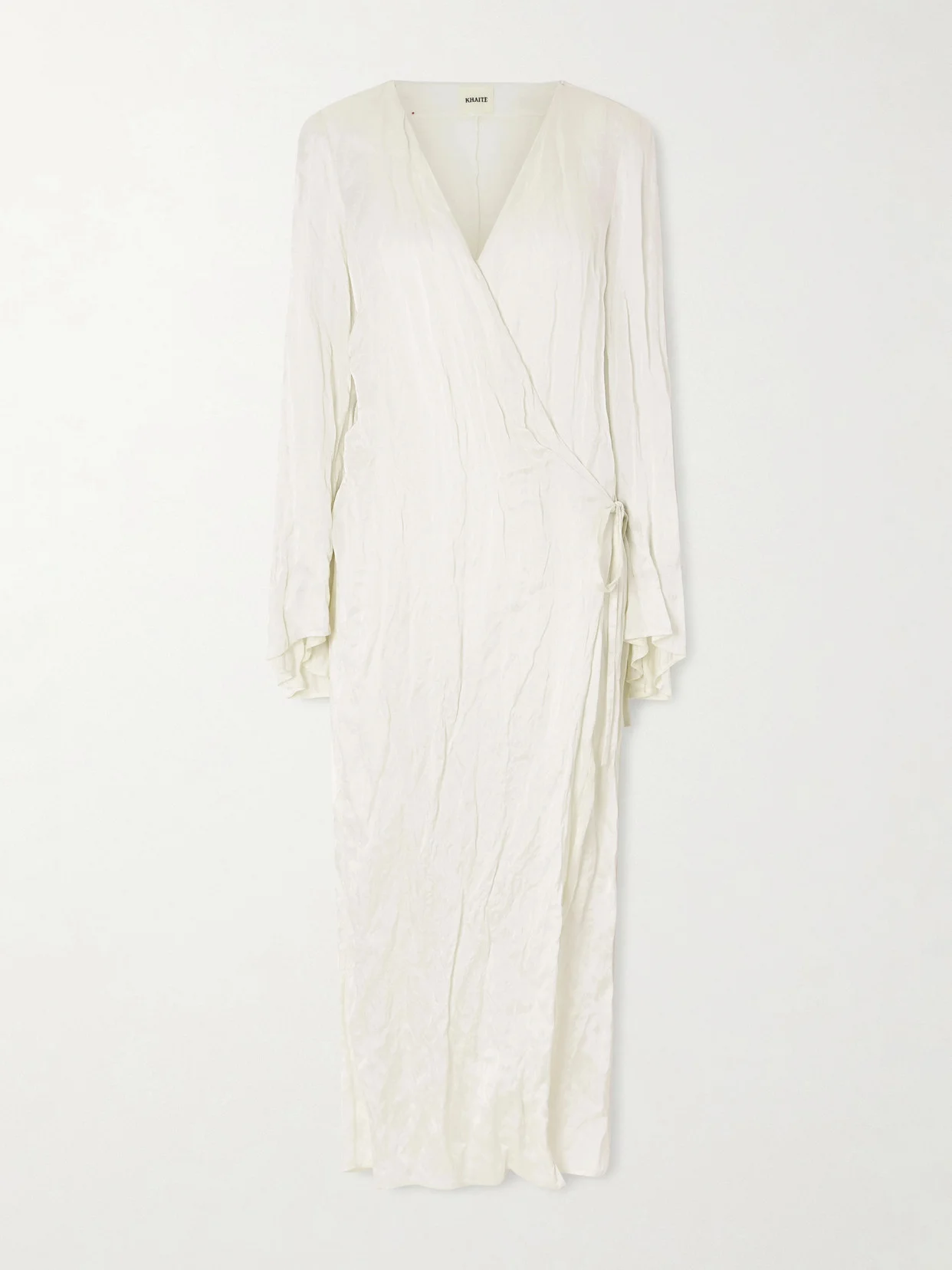 Rommi Crinkled-voile Midi Wrap Dress - 1