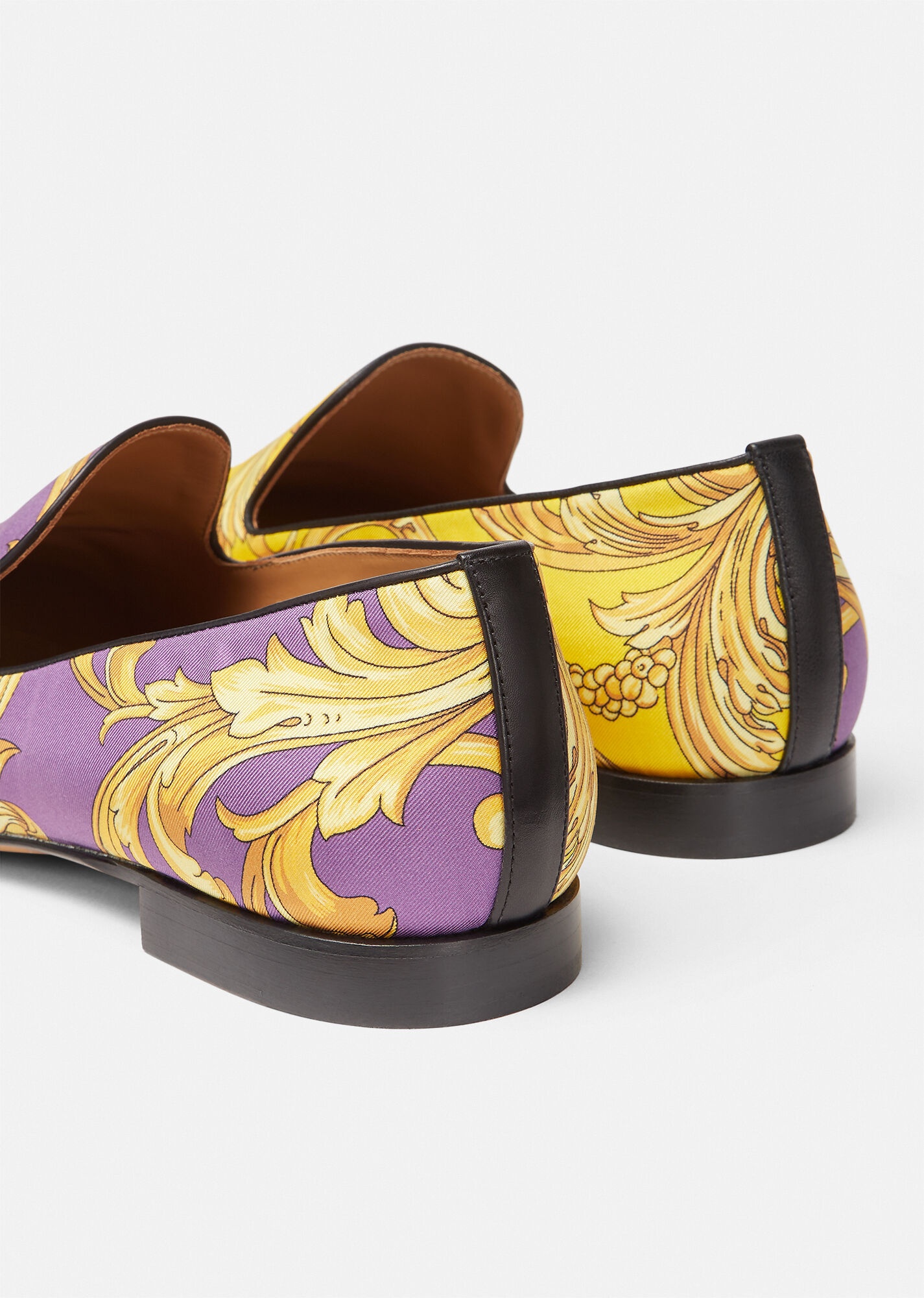 Barocco Goddess Silk Slippers - 3