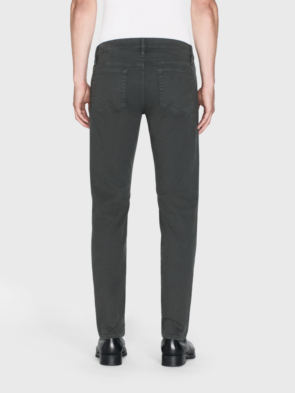 L'Homme Slim Twill in Dark Charcoal - 6