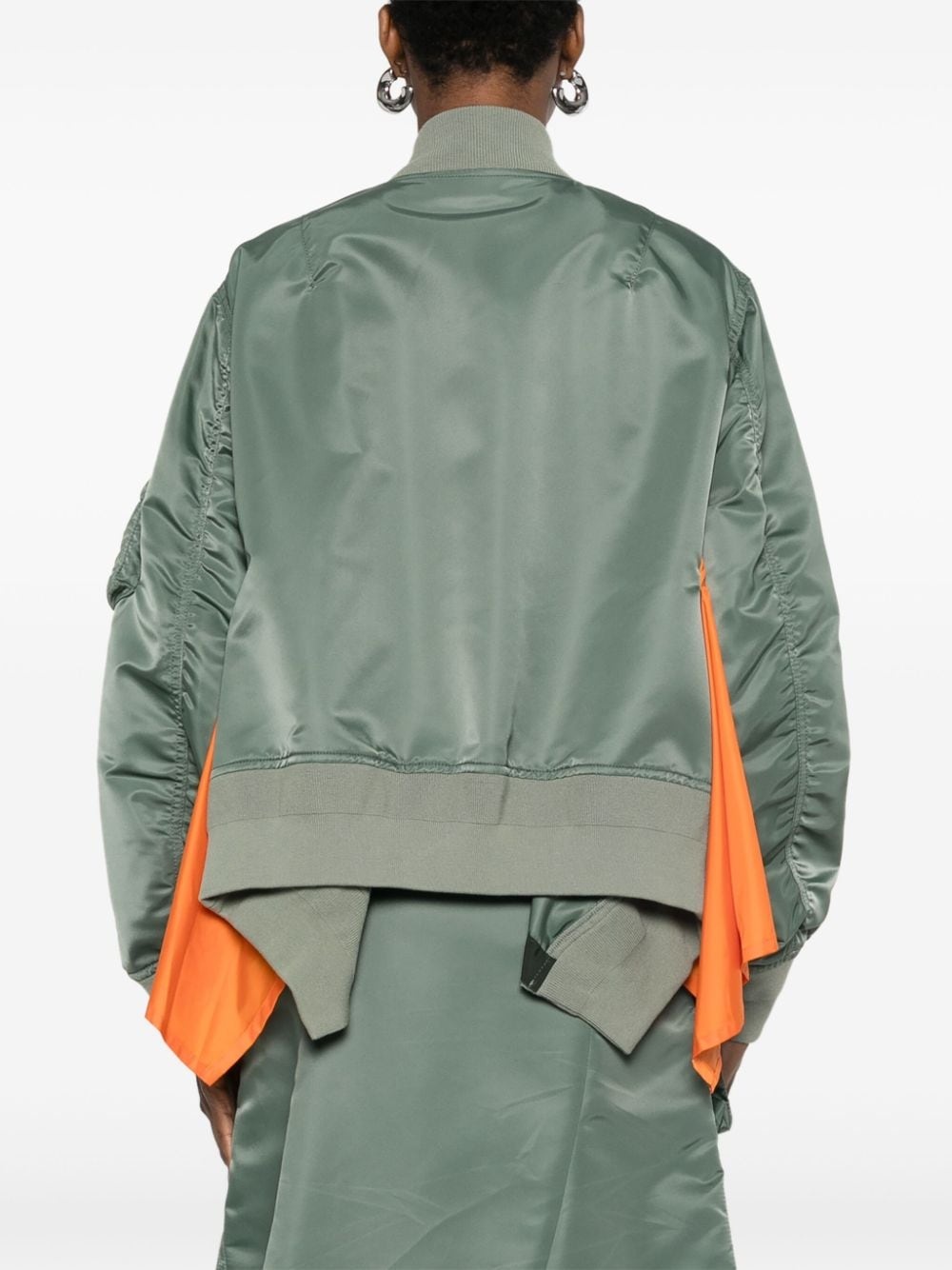 layered bomber jacket - 4