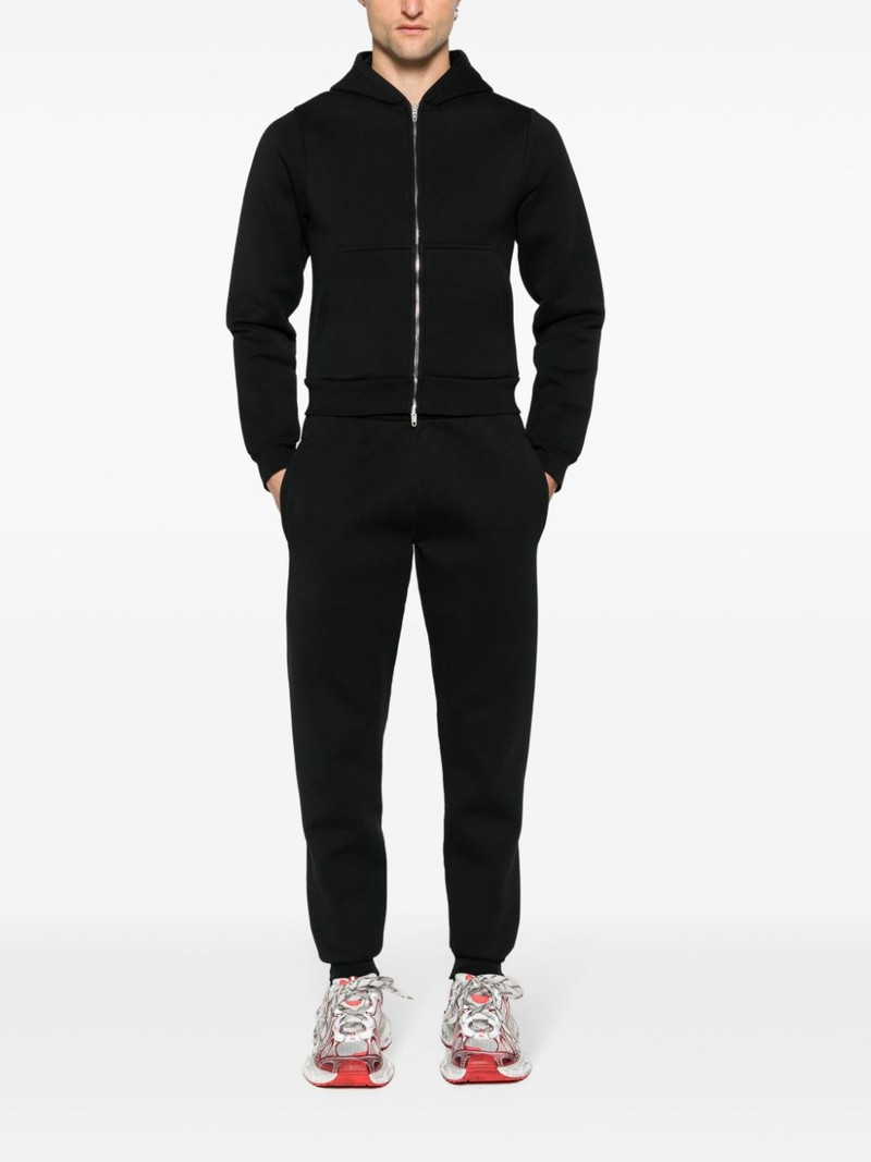 BALENCIAGA zip-up cotton hoodie outlook