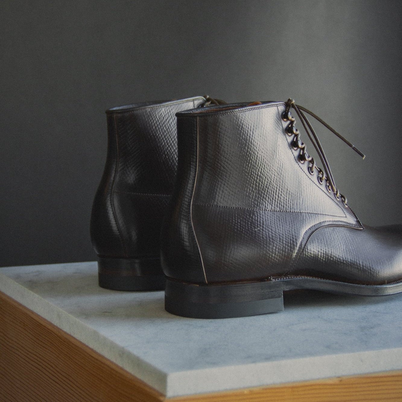 Navvy™ - Mahogany Hatchgrain Shell Cordovan® - 3