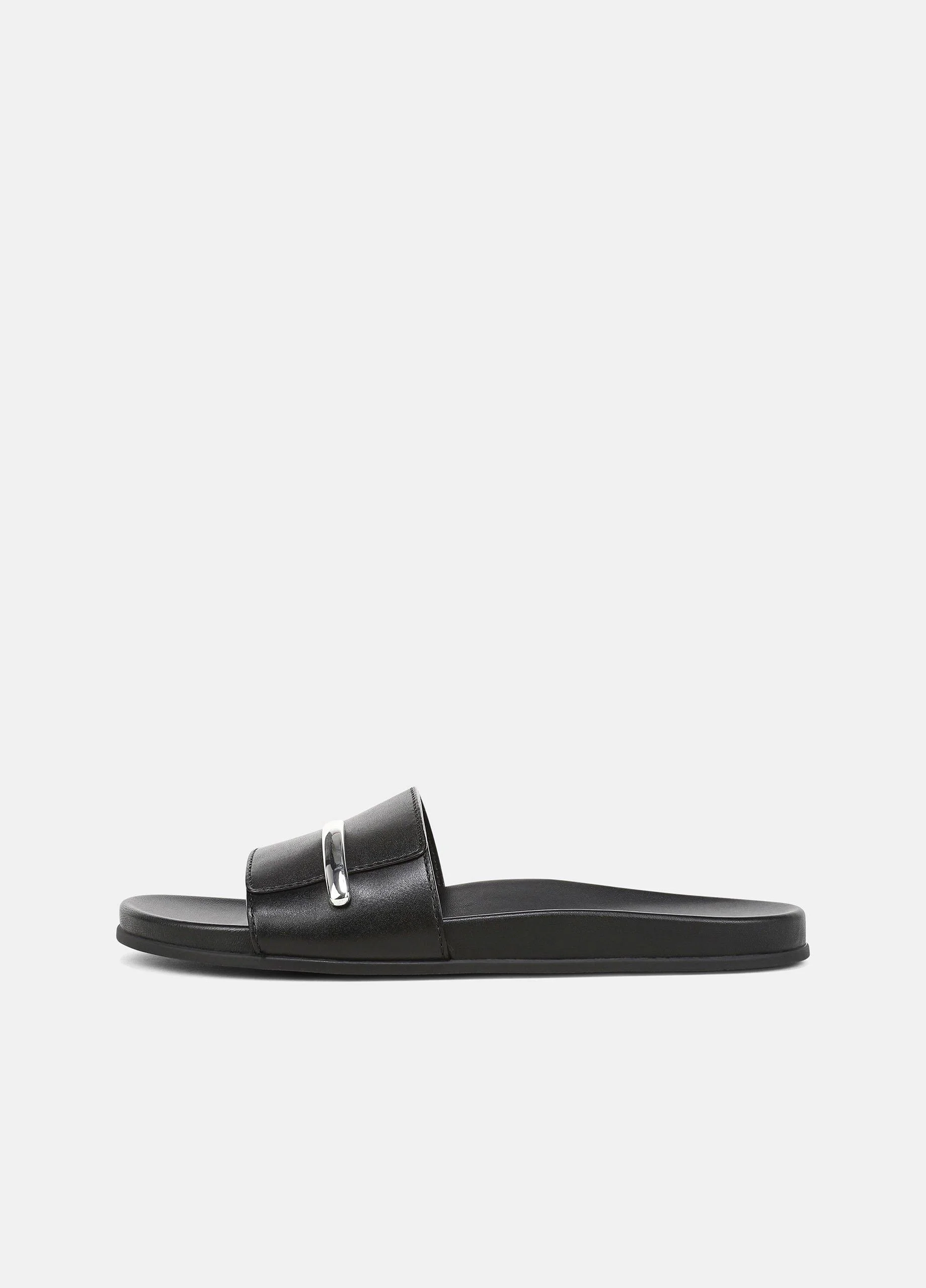 Sadie Leather Slide Sandal - 1