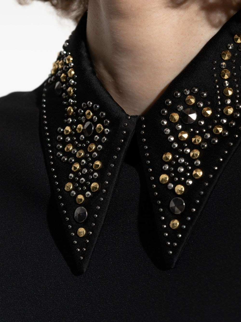 Envers satin top with studs - 4