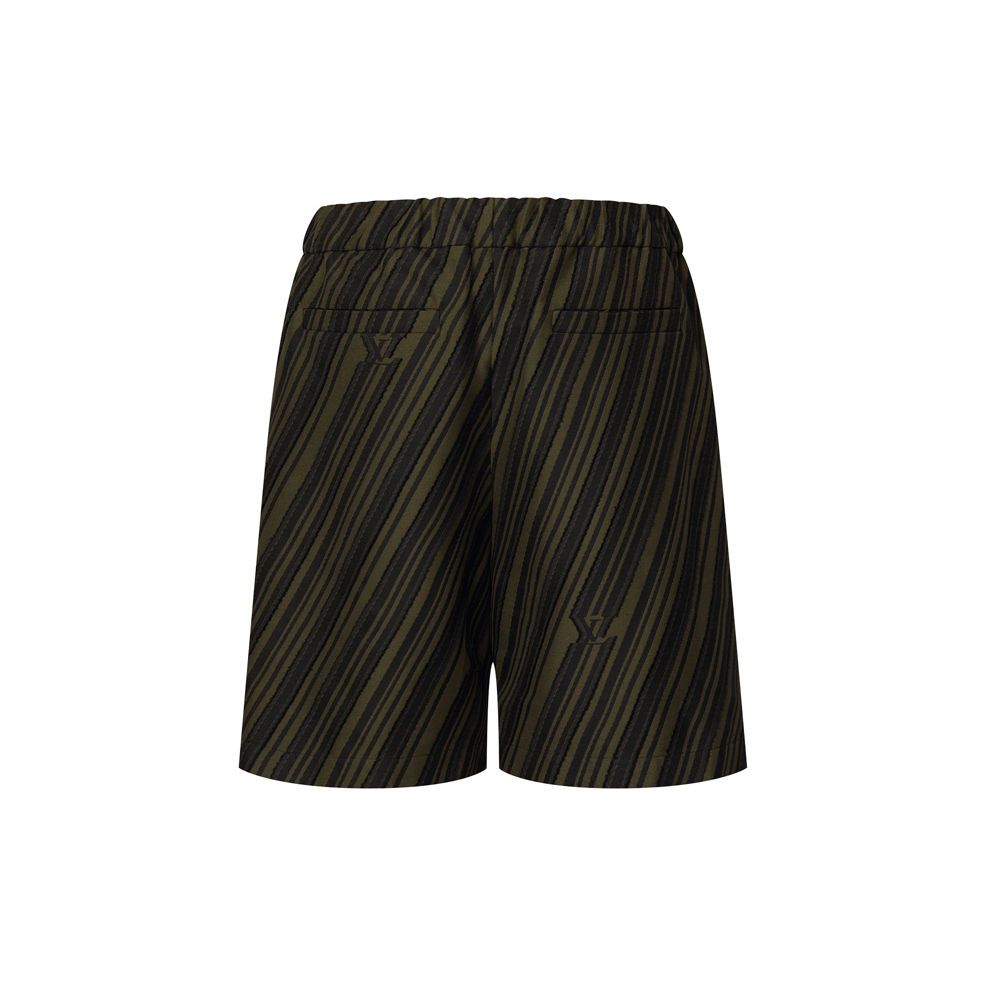 Casual Cotton Jacquard Shorts - 3