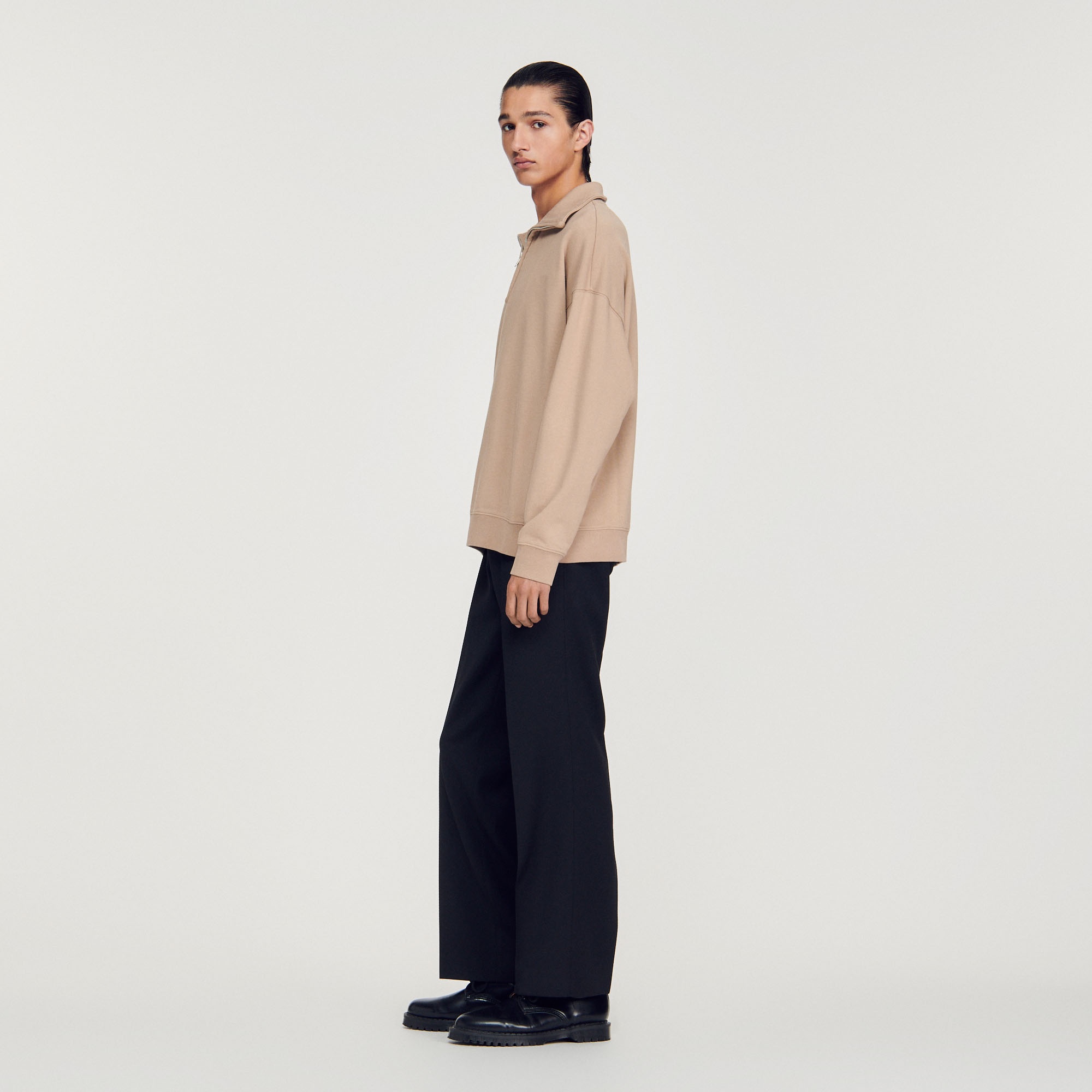 Oversized trucker-style sweatshirt - 7