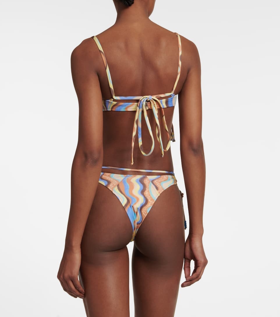 Le Haut Aouro printed bikini top - 3