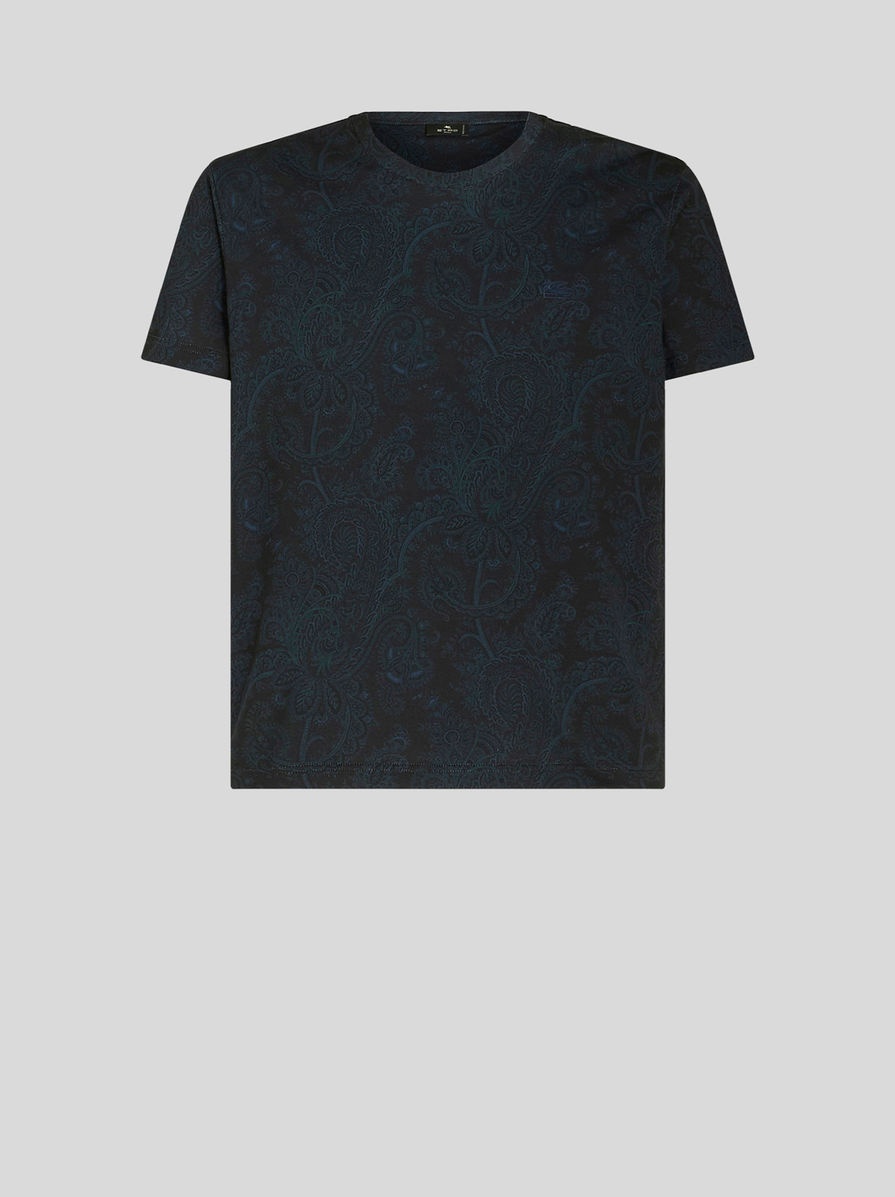 PAISLEY COTTON T-SHIRT - 1