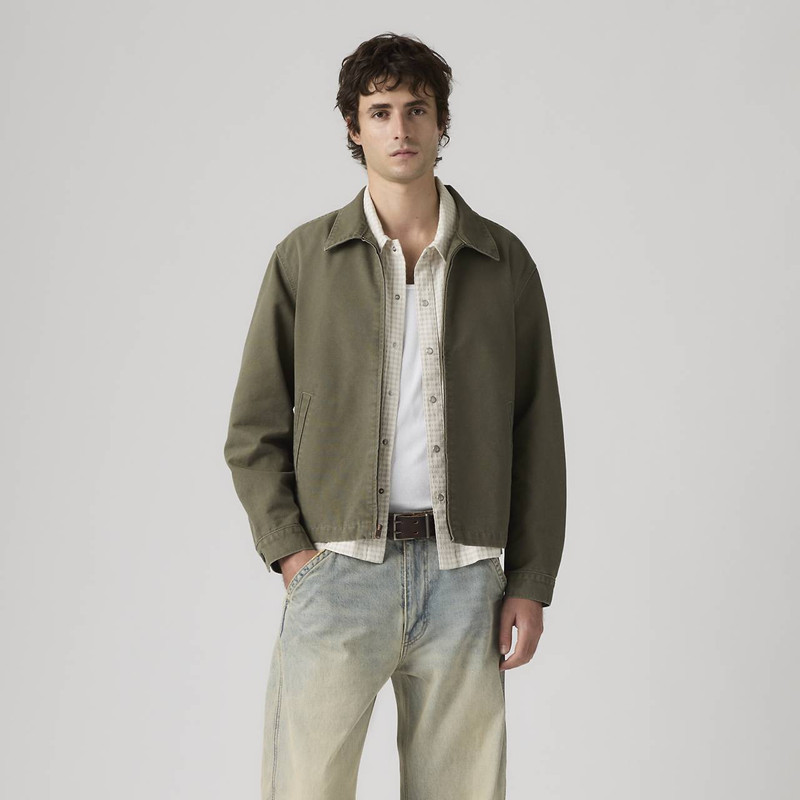 CASTRO MECHANICS FULL-ZIP LIGHTWEIGHT CANVAS JACKET 3