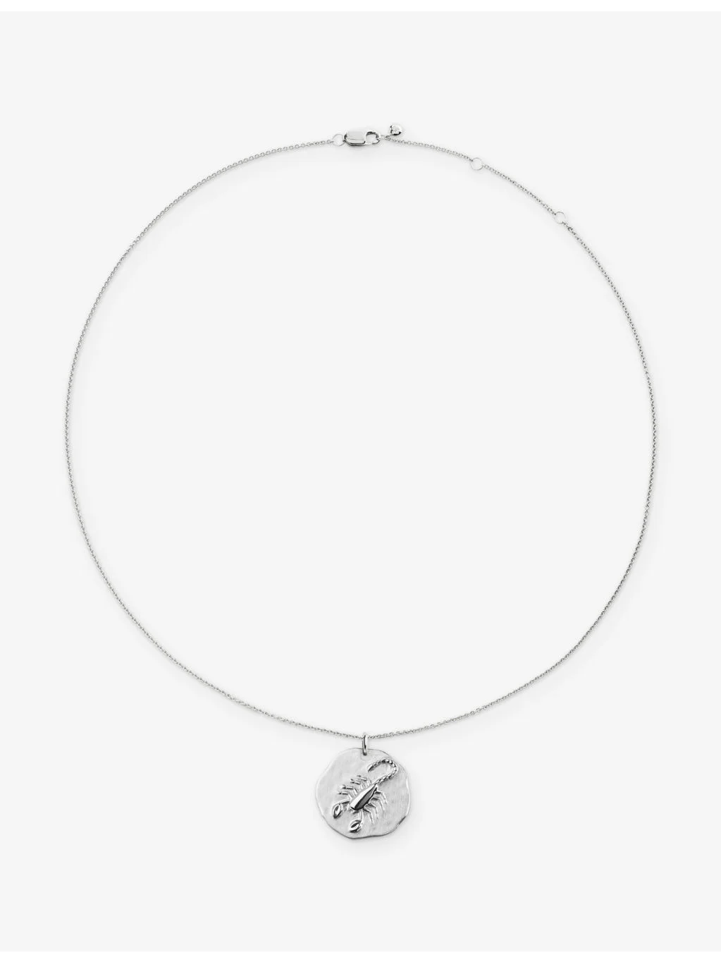 Scorpio Zodiac Sterling-Silver Pendant Necklace - 1