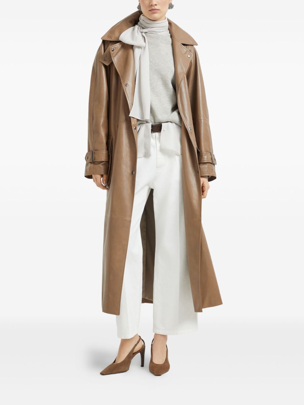 cashmere layered sweater - 2