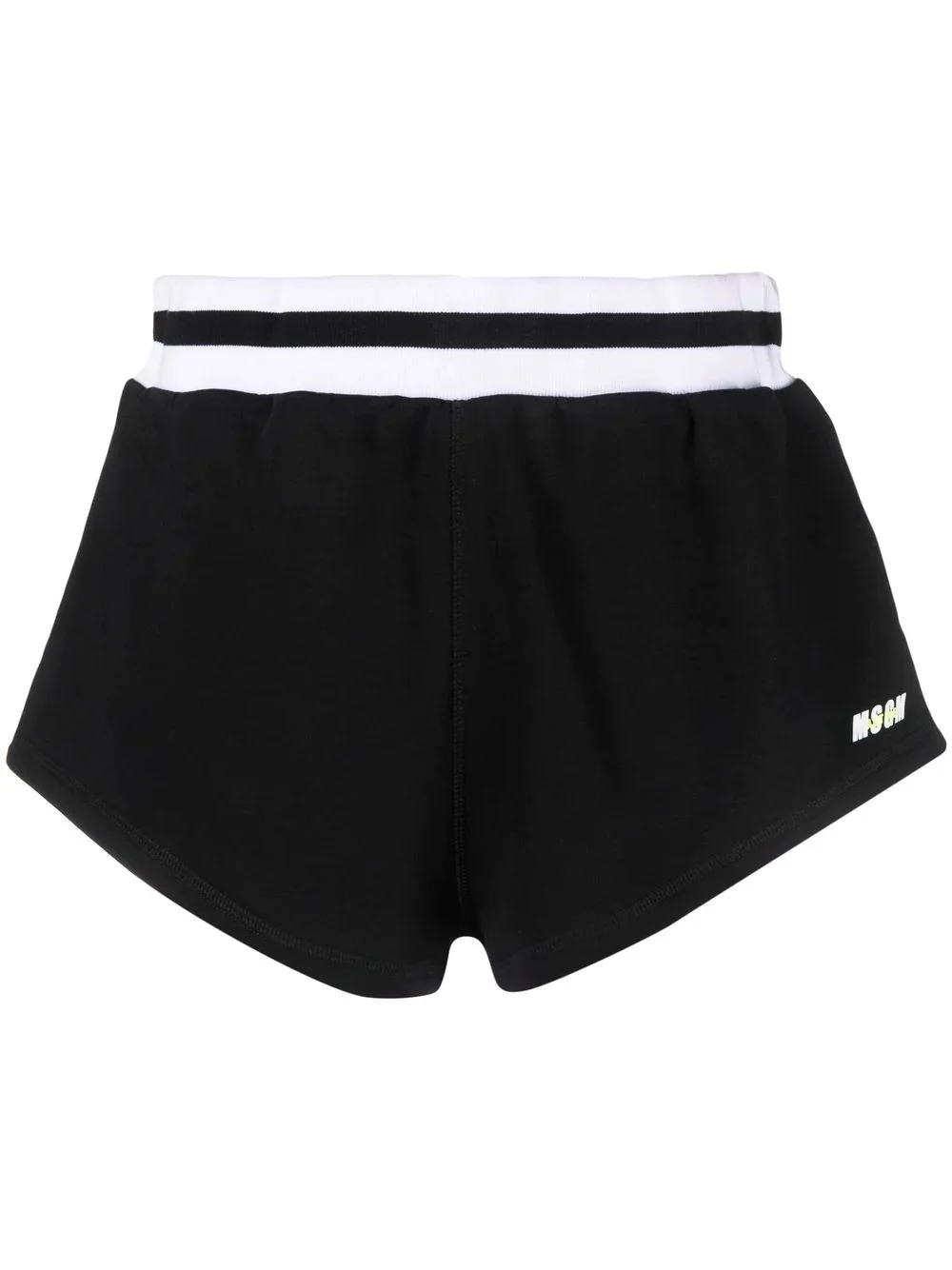 logo-print track shorts - 1