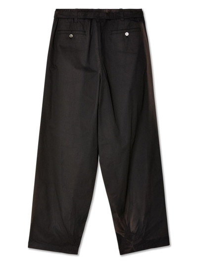 JiyongKim sun-bleached cotton trousers outlook