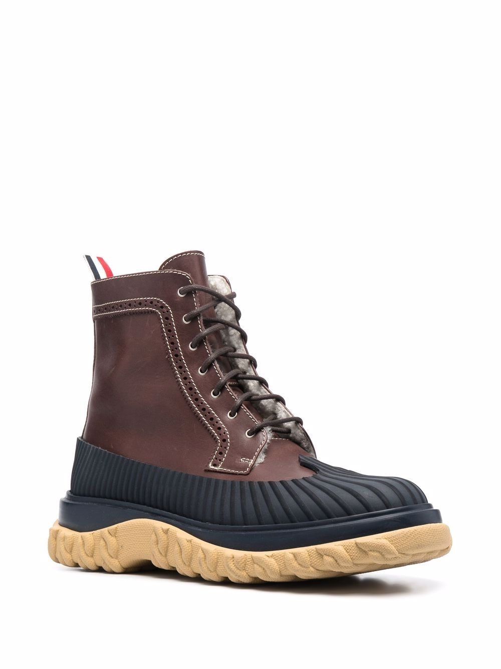 Longwing panelled Duck boots - 2