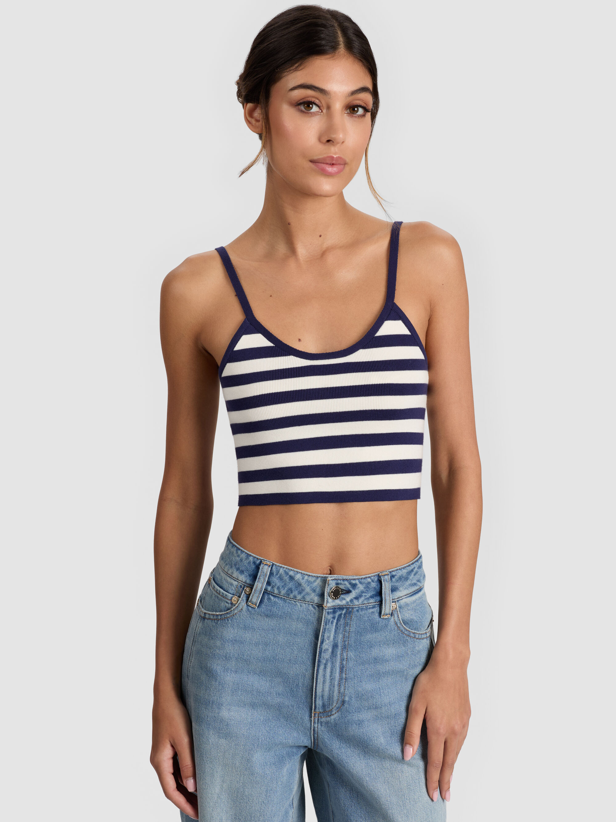 MAUDE STRIPED BRALETTE - 2