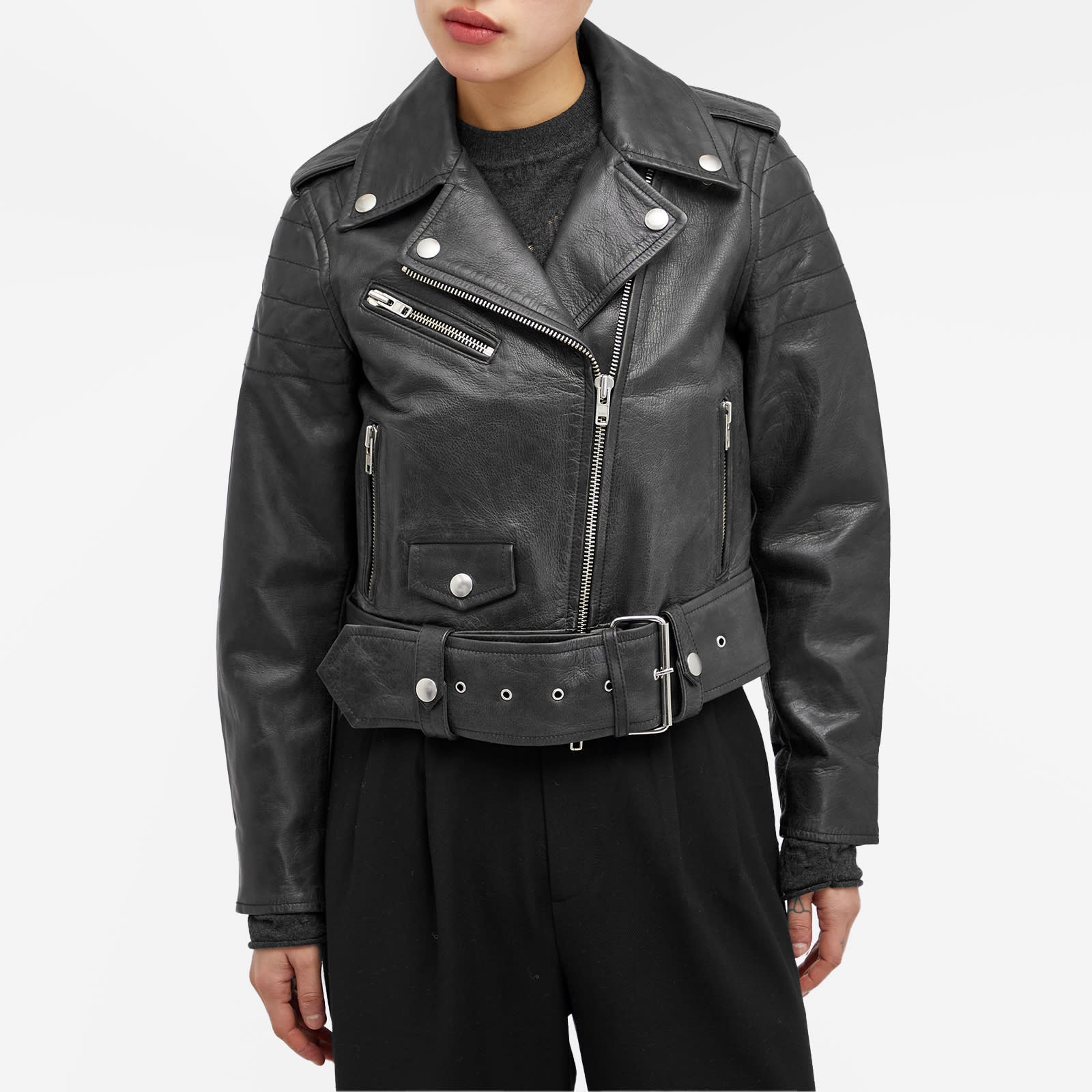 STAND STUDIO Stand Studio Icon Leather Jacket REVERSIBLE