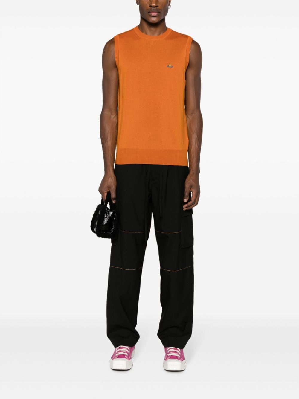 straight-leg virgin-wool trousers - 2
