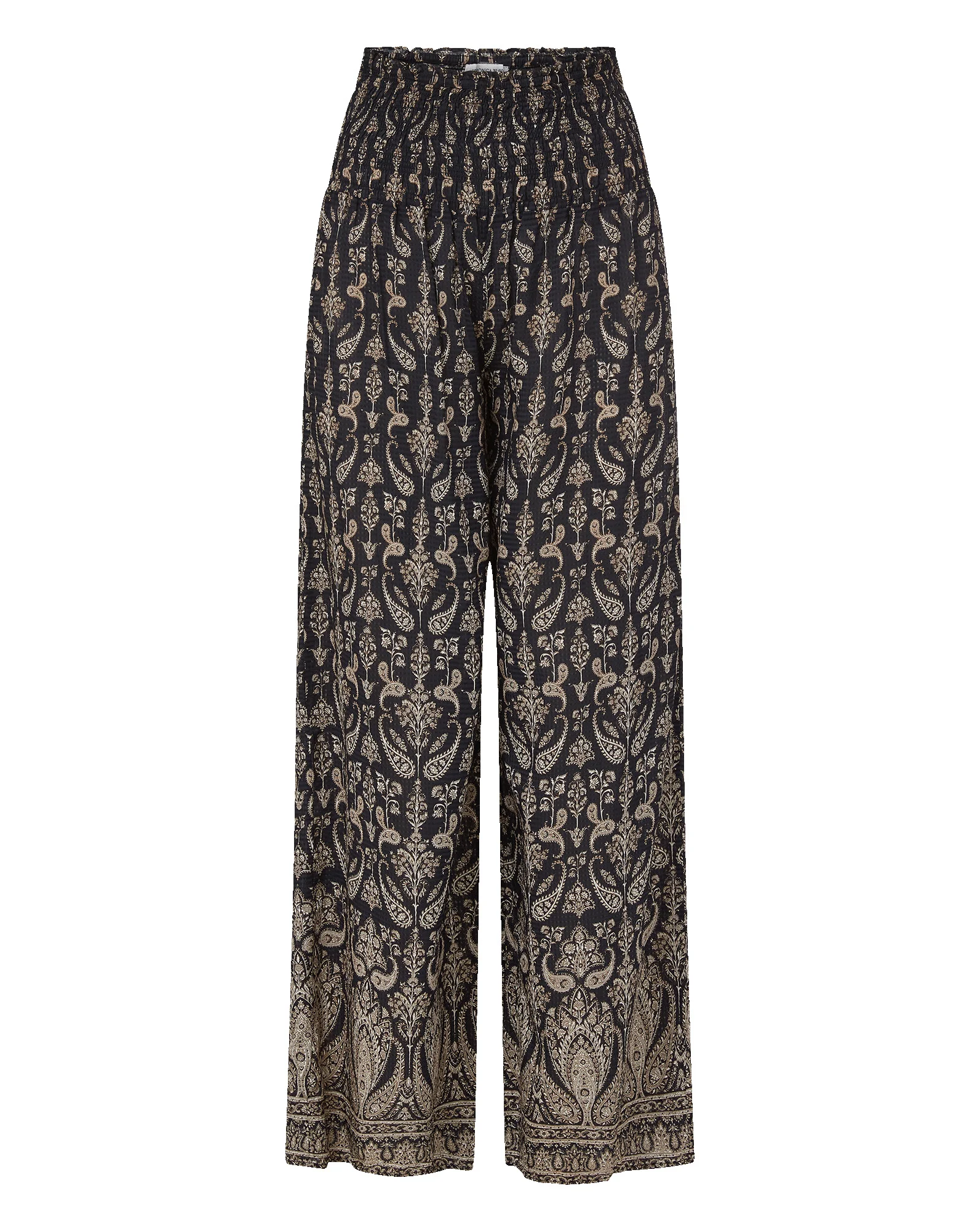 CALLAWAY SMOCKED WIDE-LEG PANT - 1