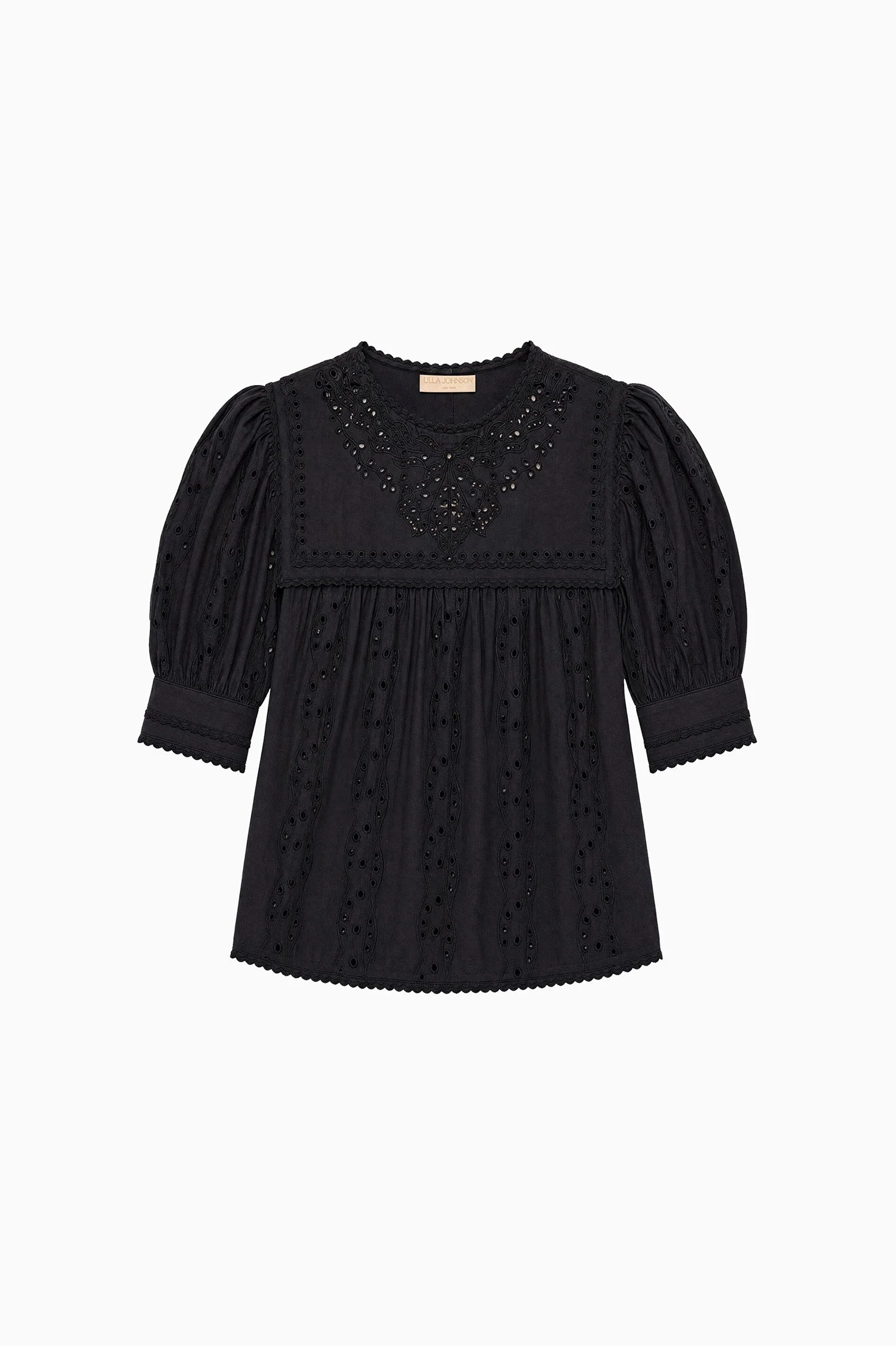 Una Short Sleeve Cotton Top - 1