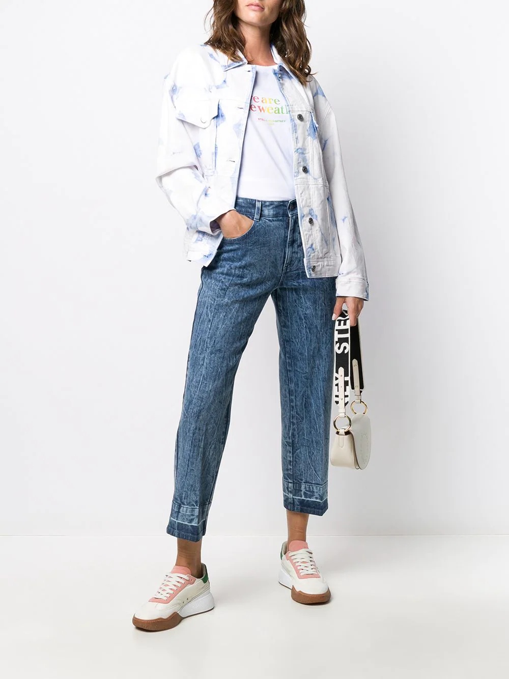 acid wash denim jacket - 2