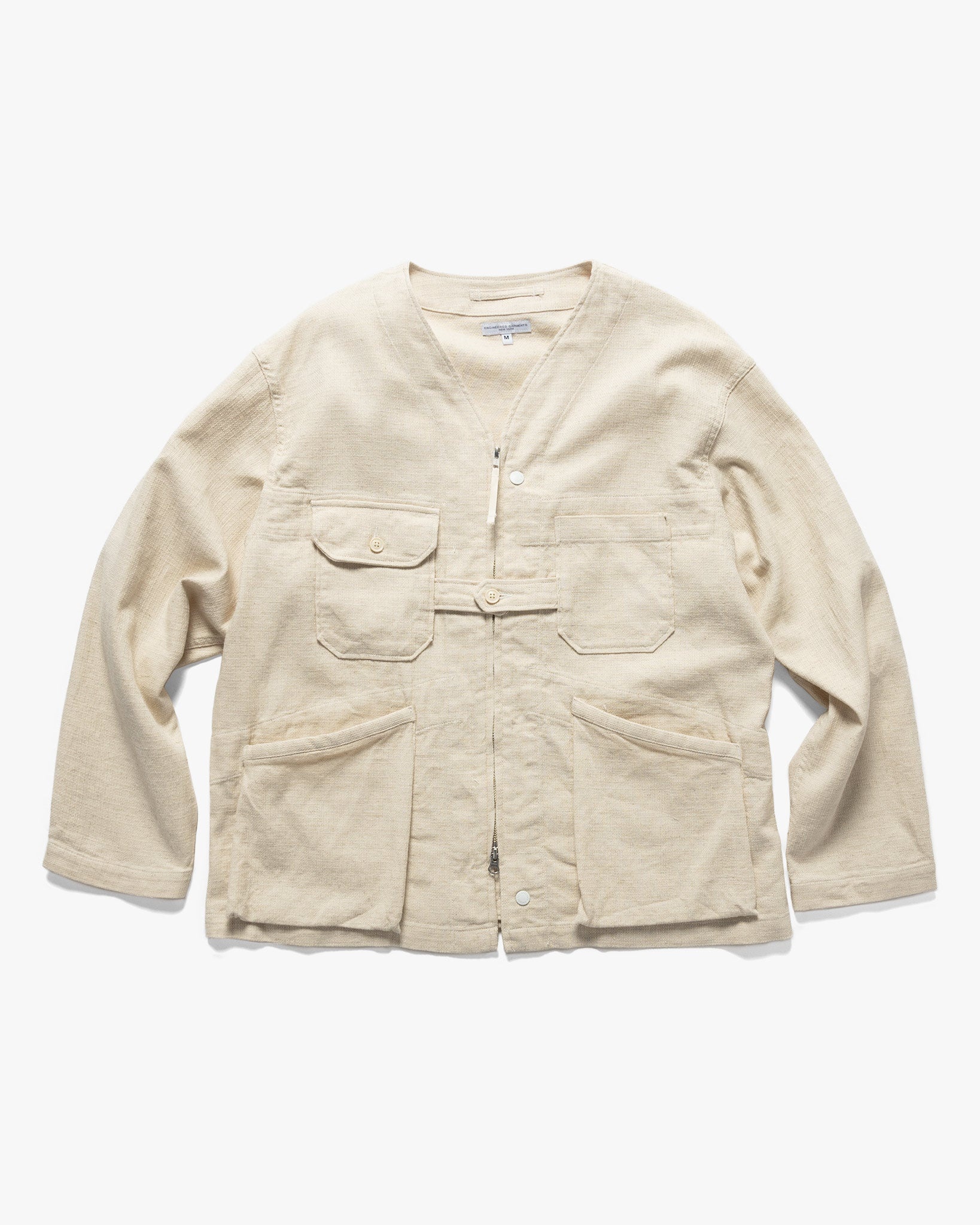 Engineered Garments Cardigan Jacket CL Java Cloth Natural