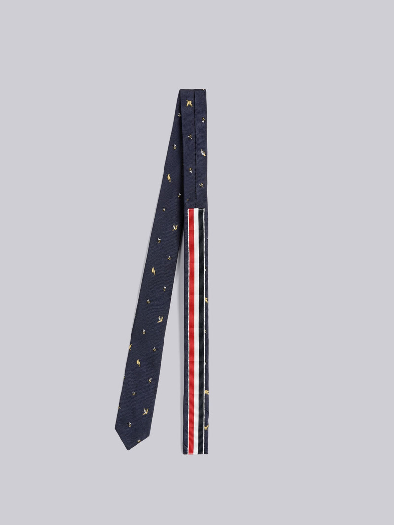 BIRDS AND BEES JACQUARD CLASSIC TIE 3