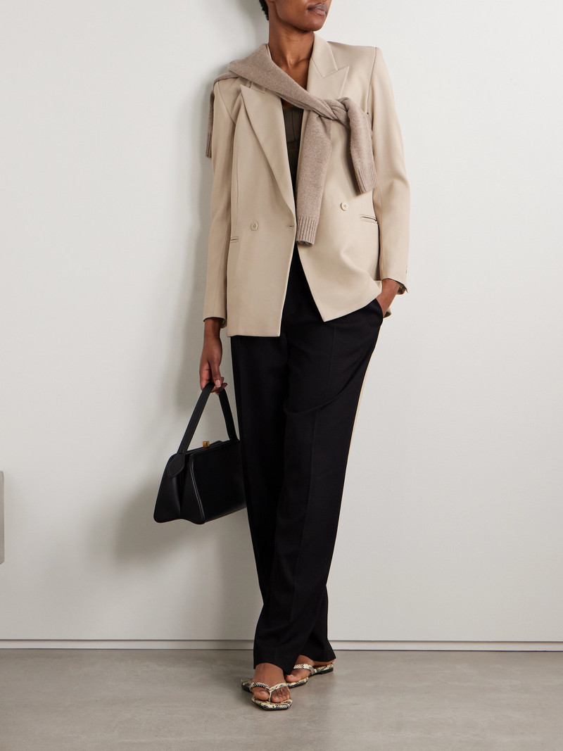 KALLMEYER Emilio Double-breasted Wool-blend Twill Blazer outlook