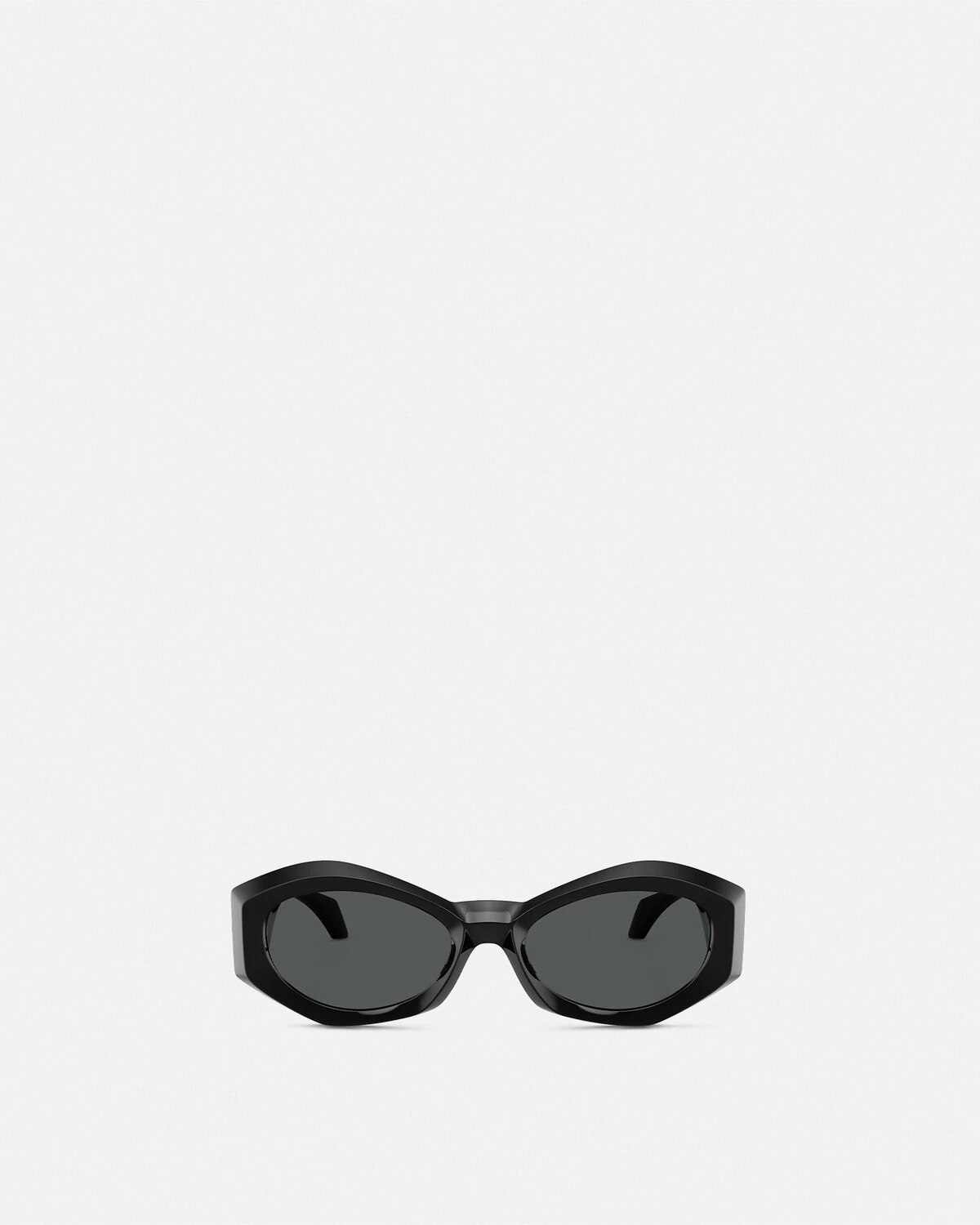 Medusa Plaque Irregular Sunglasses - 2