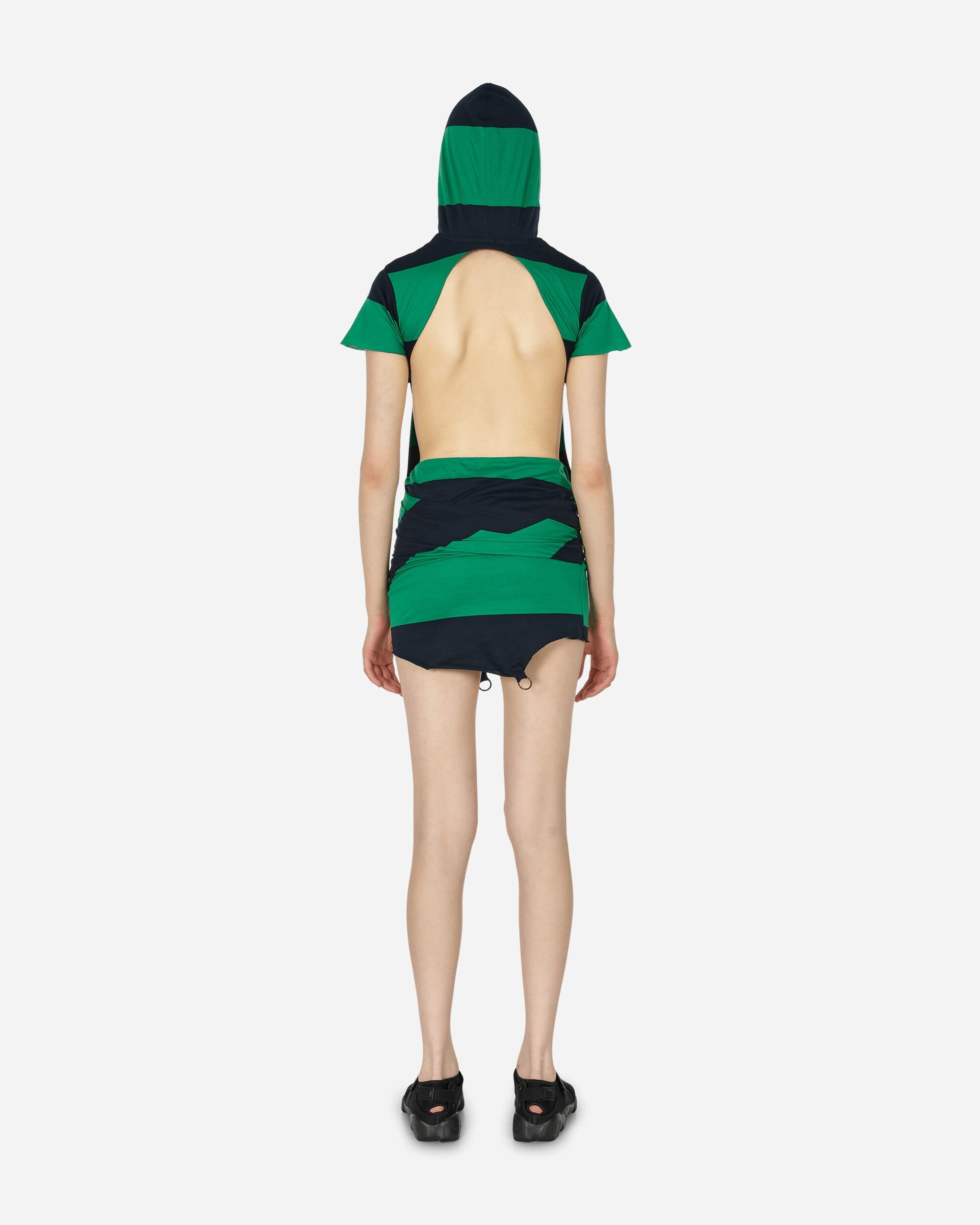 Charlie Dress Green / Navy - 3