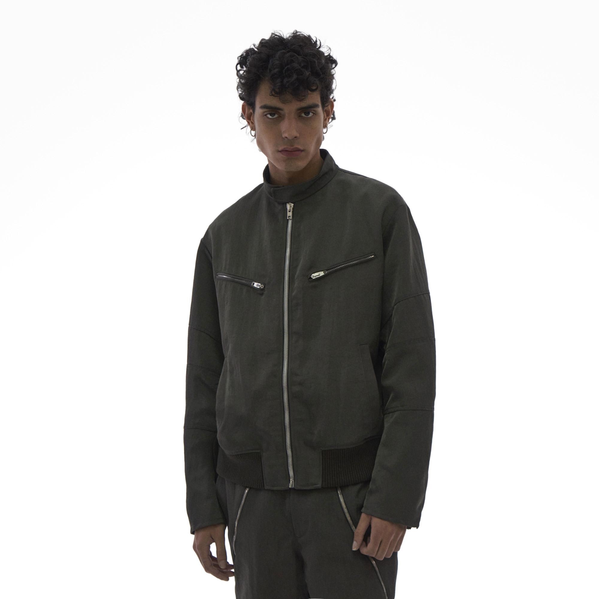NYLON MOTO JACKET - 3