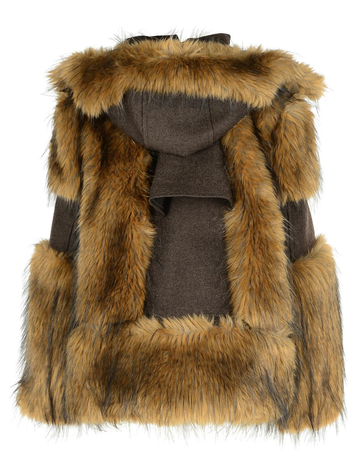 Sacai Brown Wool Jacket Women - 3