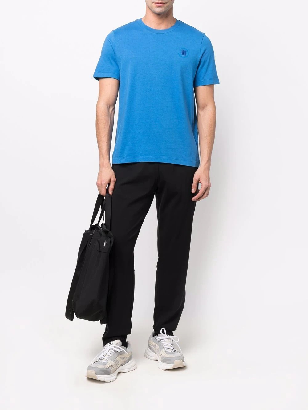 ribbed-cuff track pants - 2