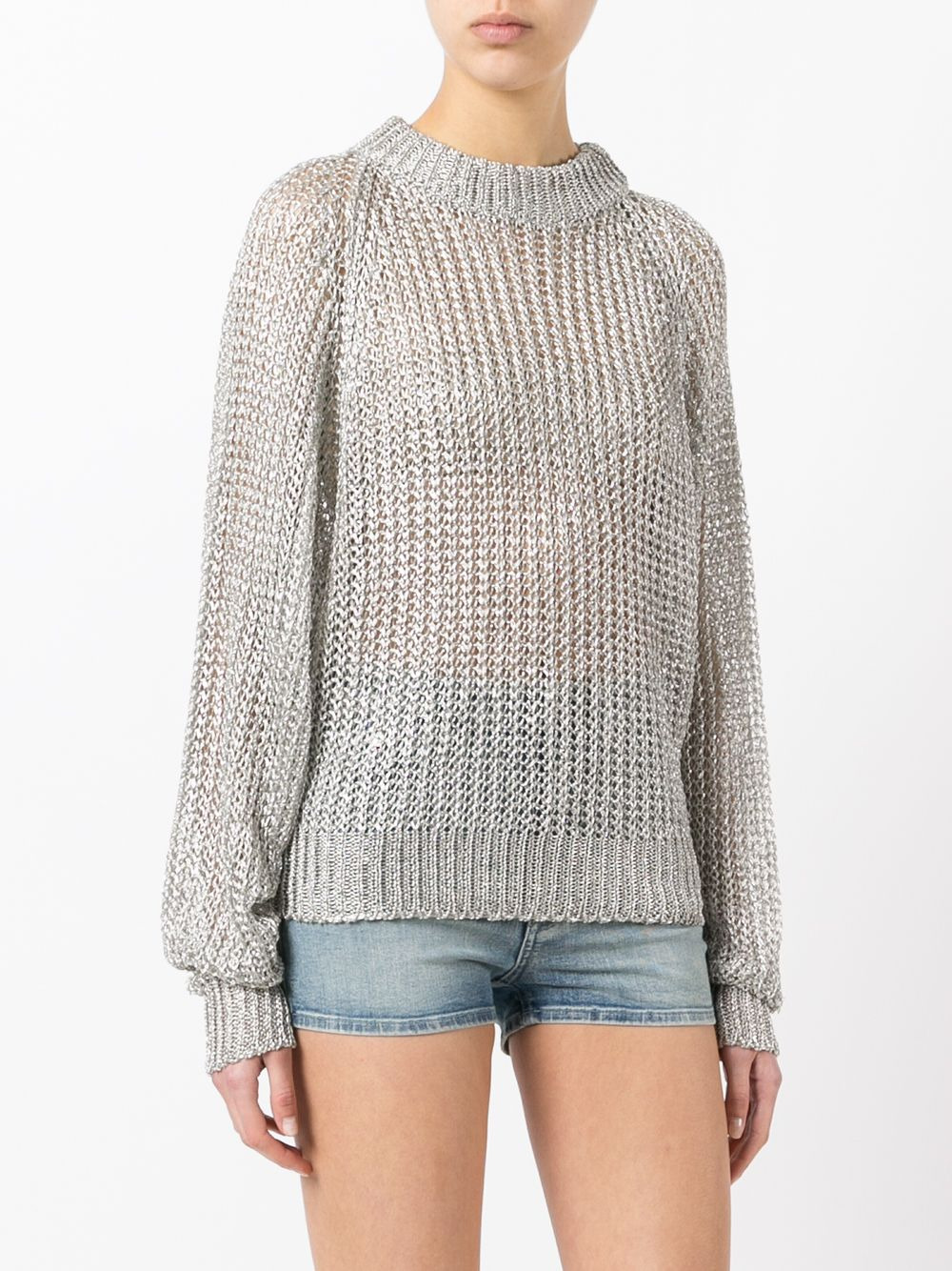 open knit jumper - 3