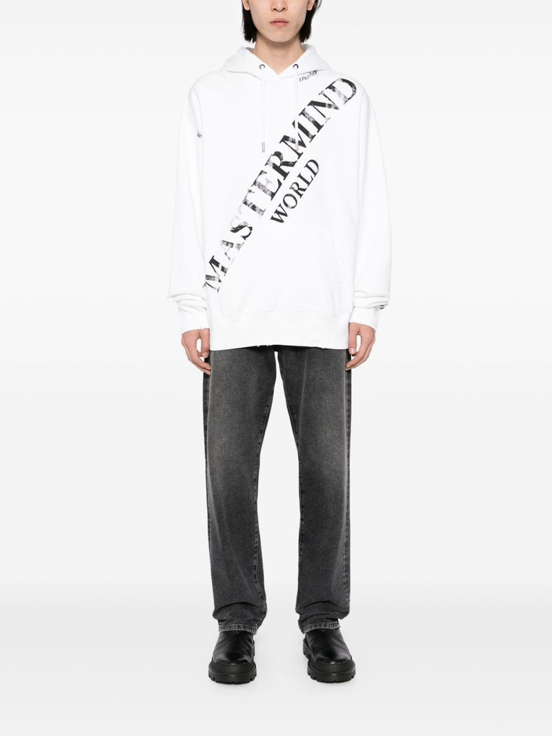 MASTERMIND WORLD logo-printed hoodie outlook