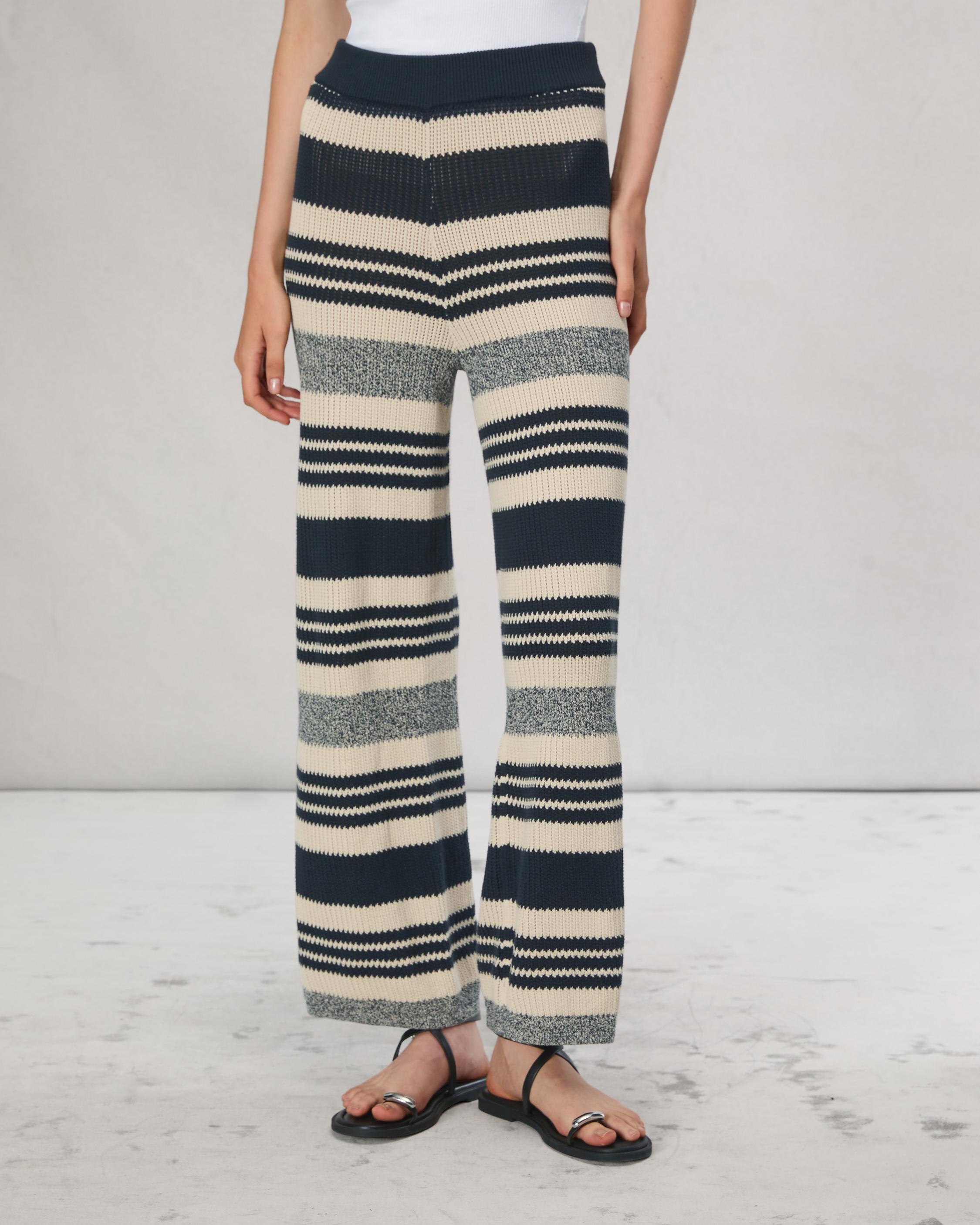 Cyrus Striped Cotton Pant
Slim Fit - 3