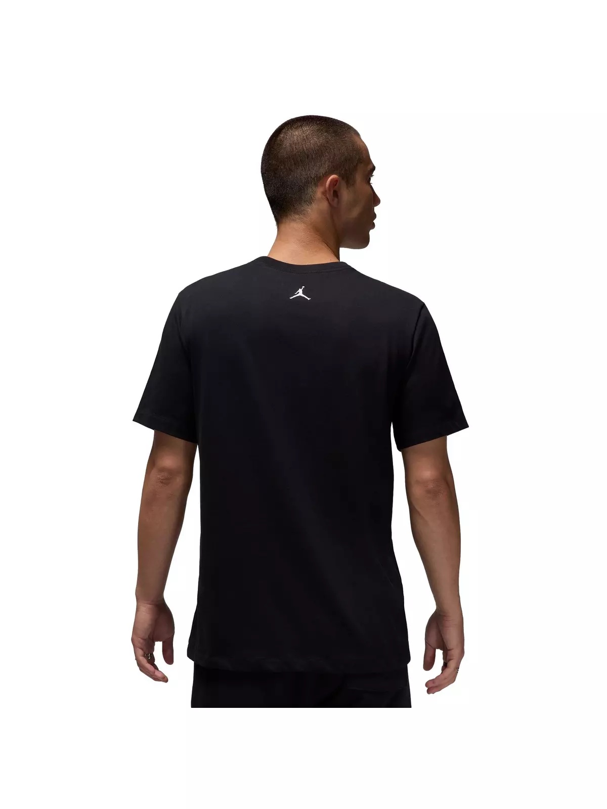 Men's Brand Dot Short-Sleeve Crew T-Shirt -Black - 2