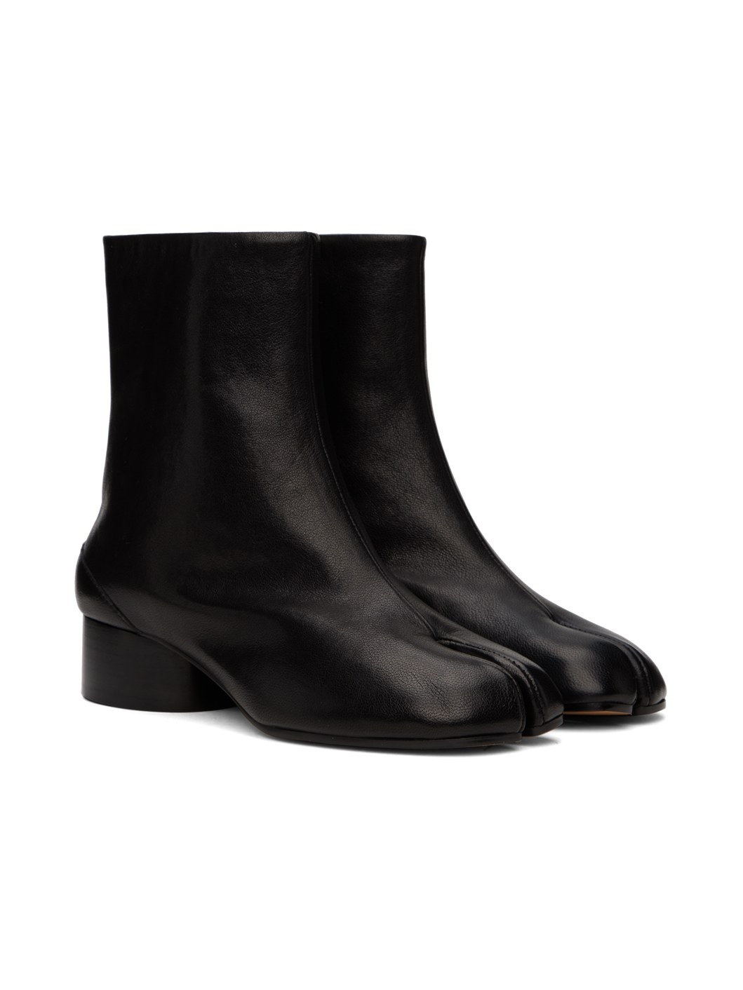 Black Tabi Ankle Boots - 4