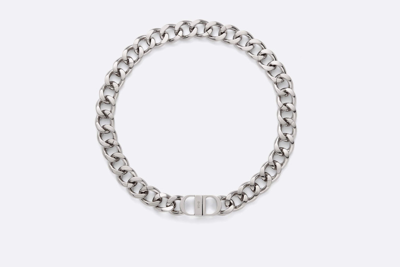 Dior CD Icon Chain Link Necklace outlook