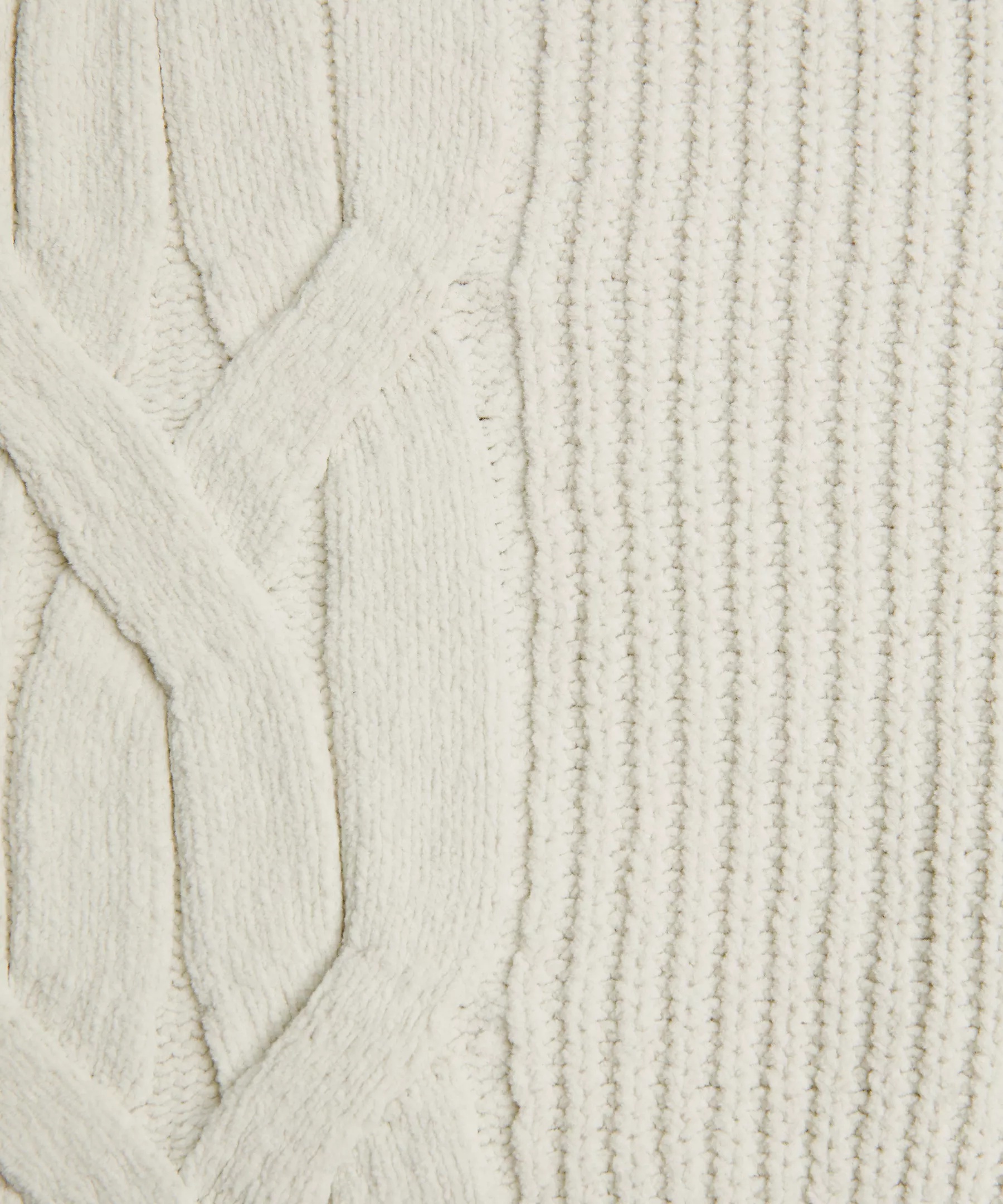 Cable-Knit Oversized Half Zip - 6