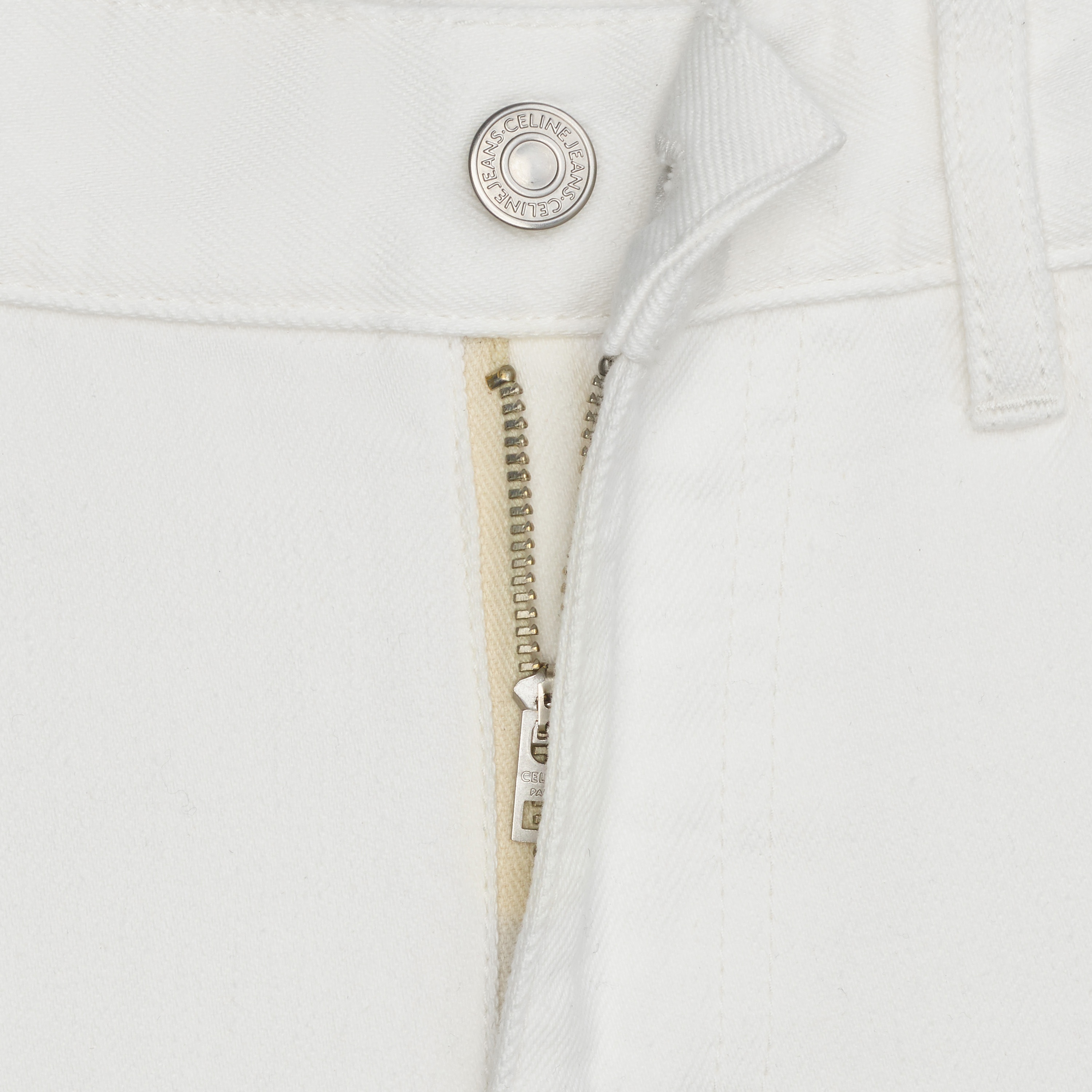 SLIM JEANS IN WHITE DENIM - 4