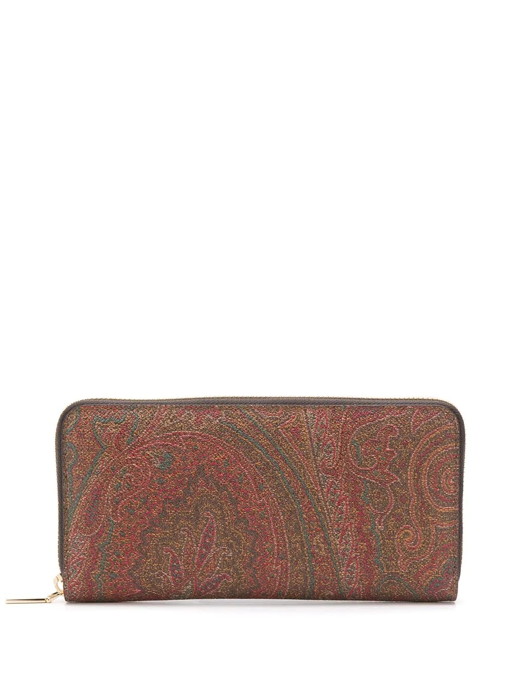 paisley-print continental wallet - 1