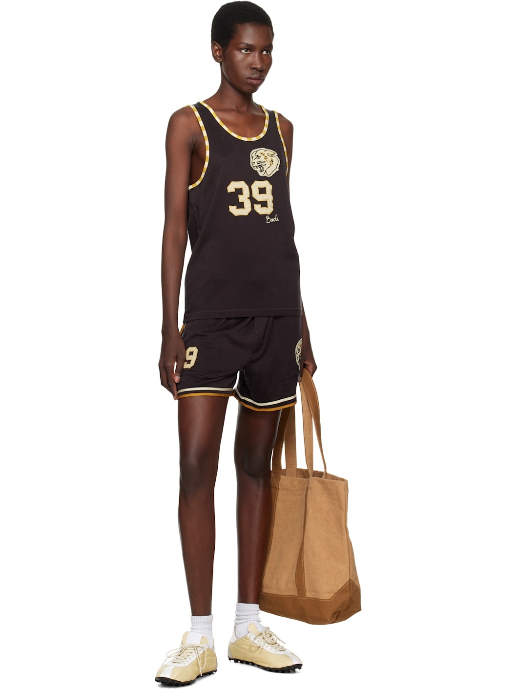 Brown Bobcat Singlet Tank Top - 4