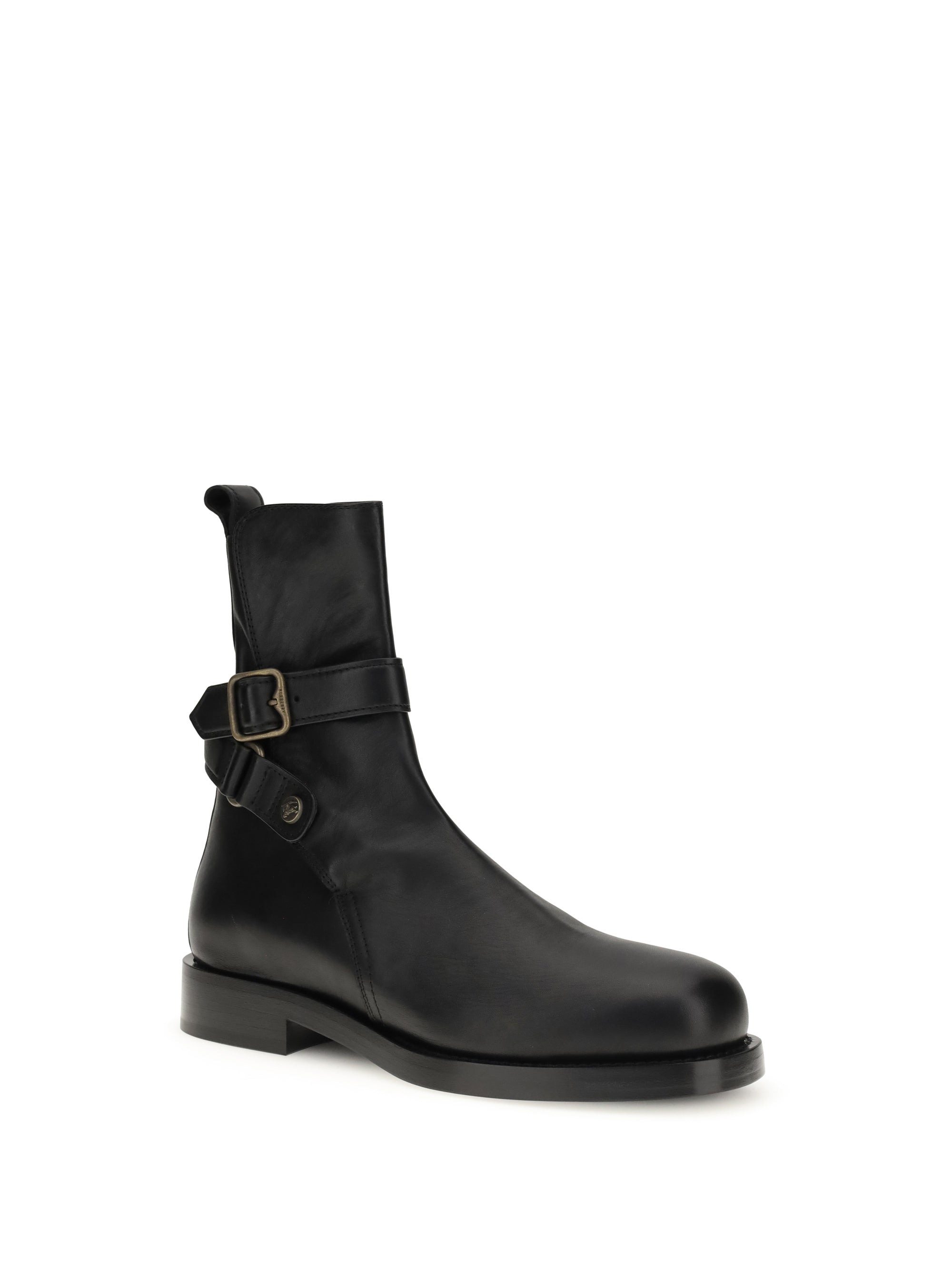 Burberry Men Buckle Ankle Boots - 2