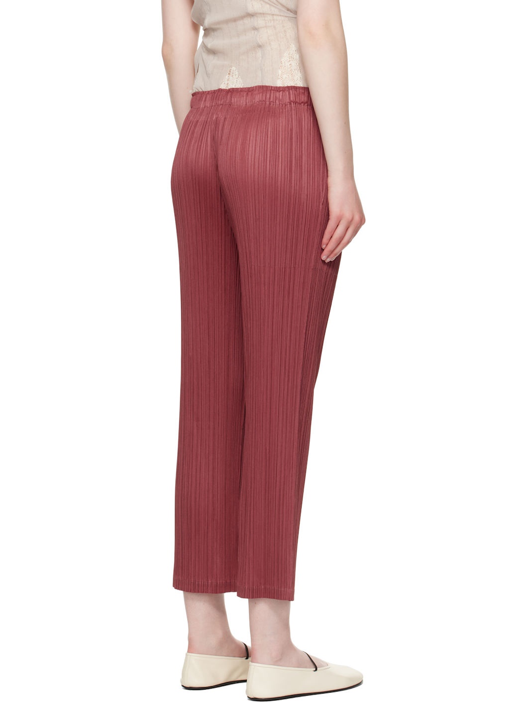 Burgundy Monthly Colors May Trousers - 3