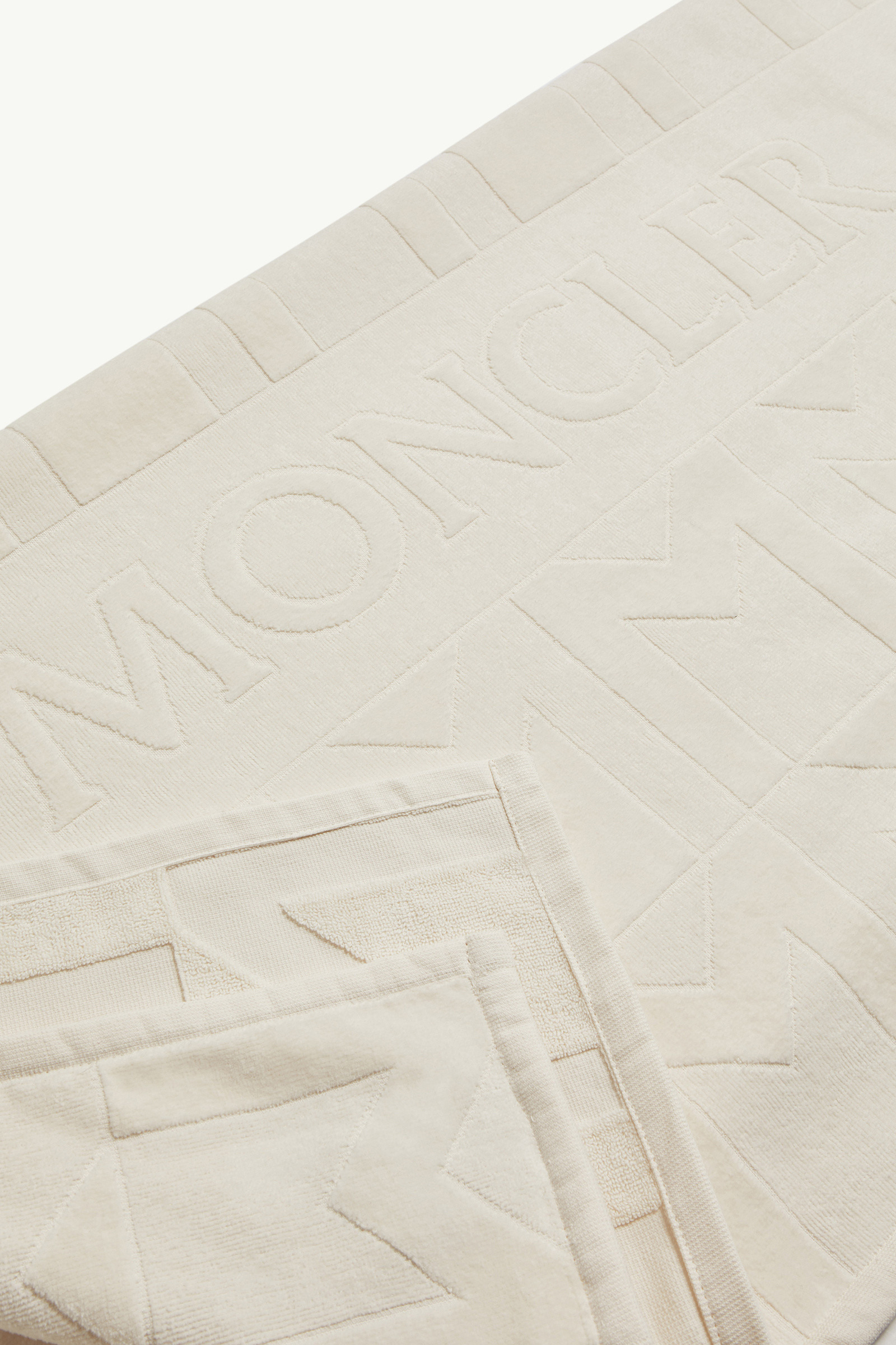 Monogram Cotton Terry Cloth Beach Towel - 1