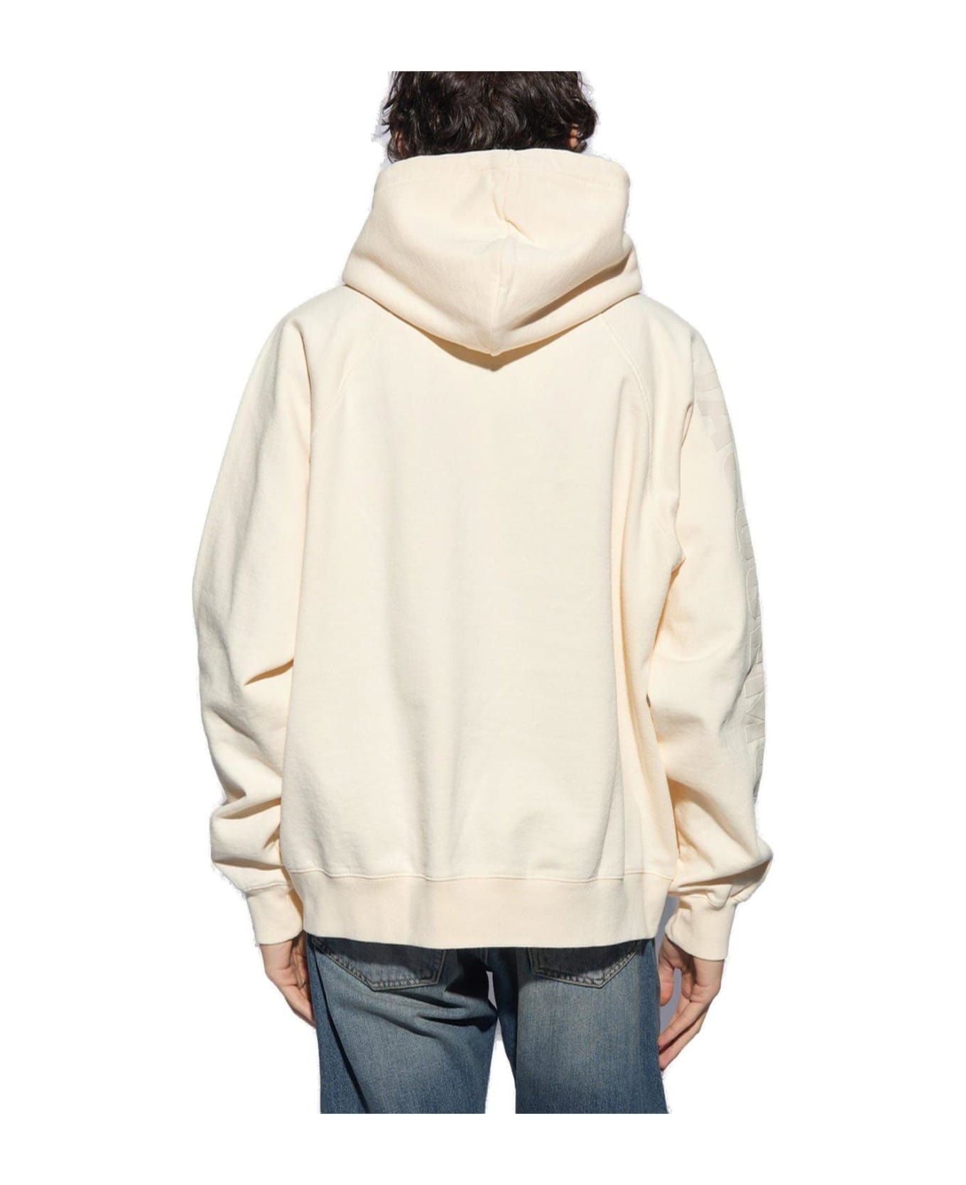 Typo Drawstring Hoodie - 3