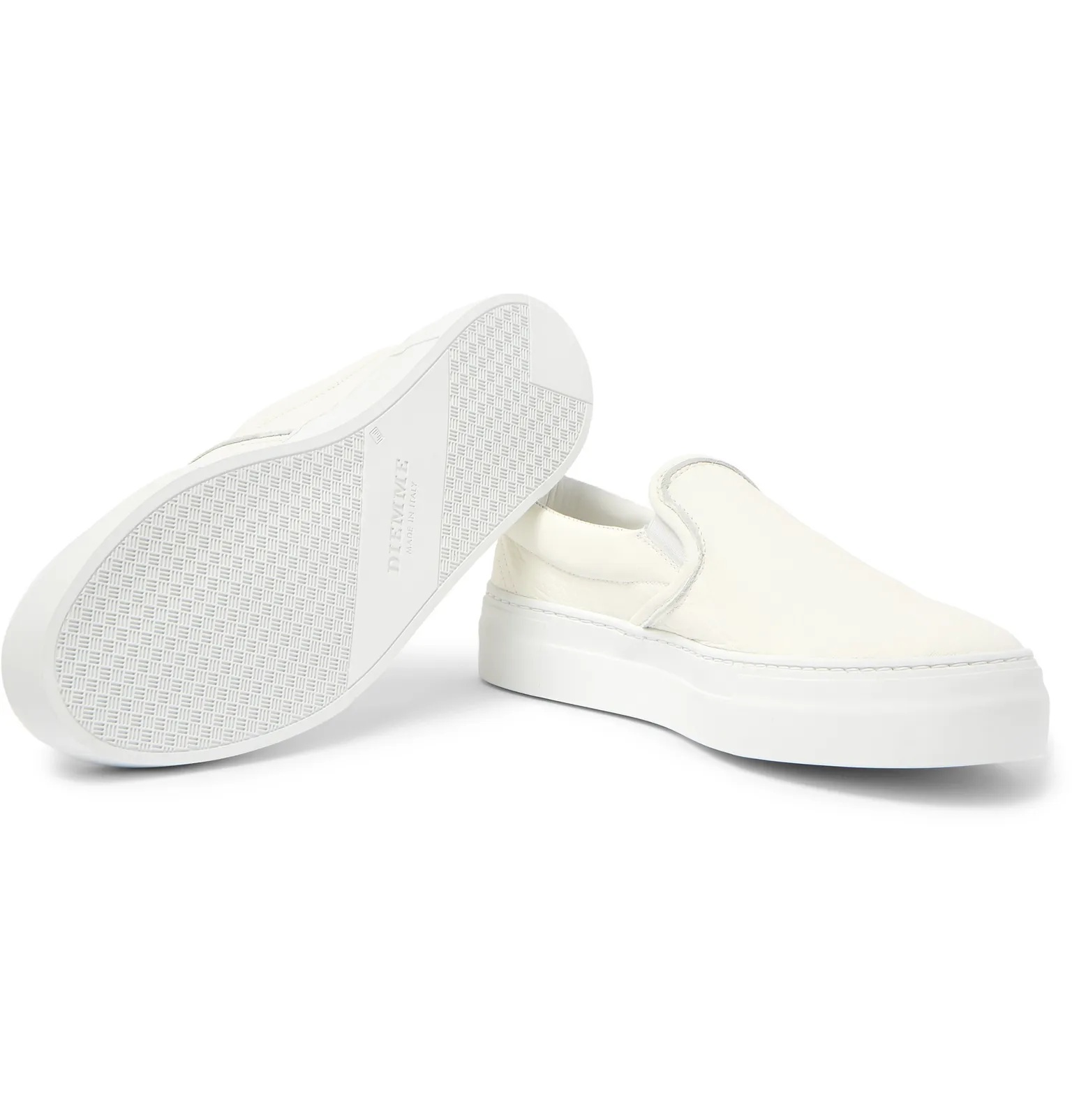 Garda Full-Grain Leather Slip-On Sneakers - 3