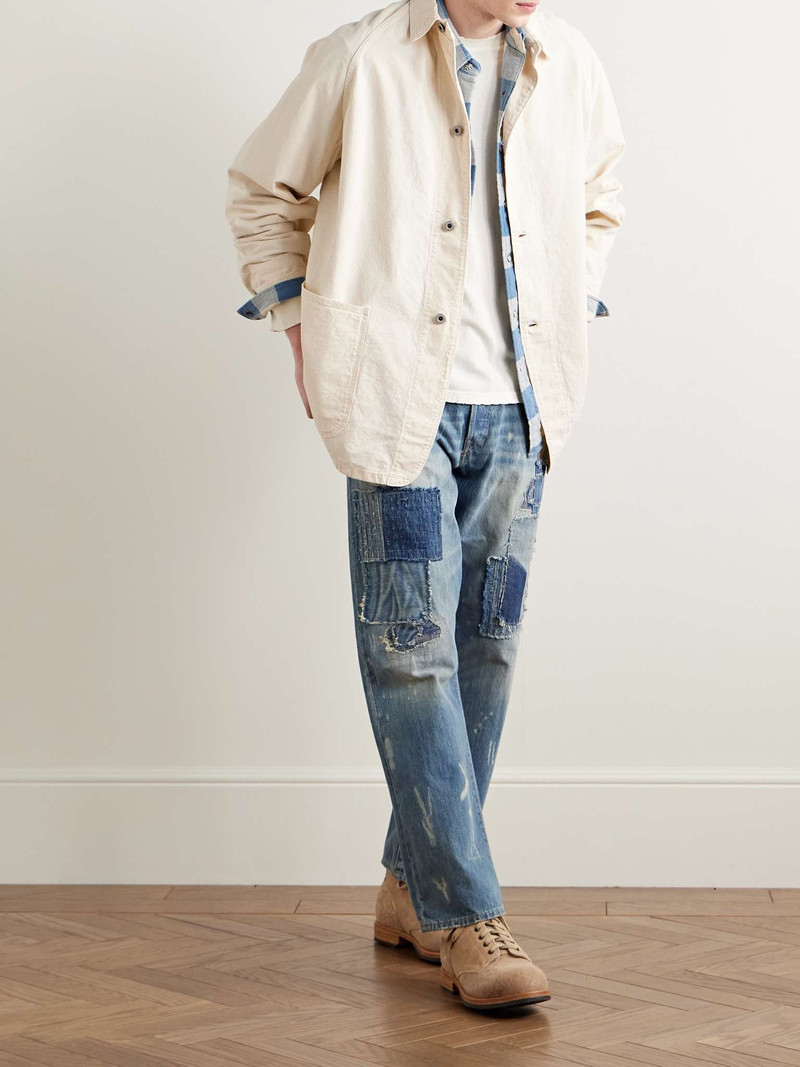 orSlow Denim Overshirt outlook